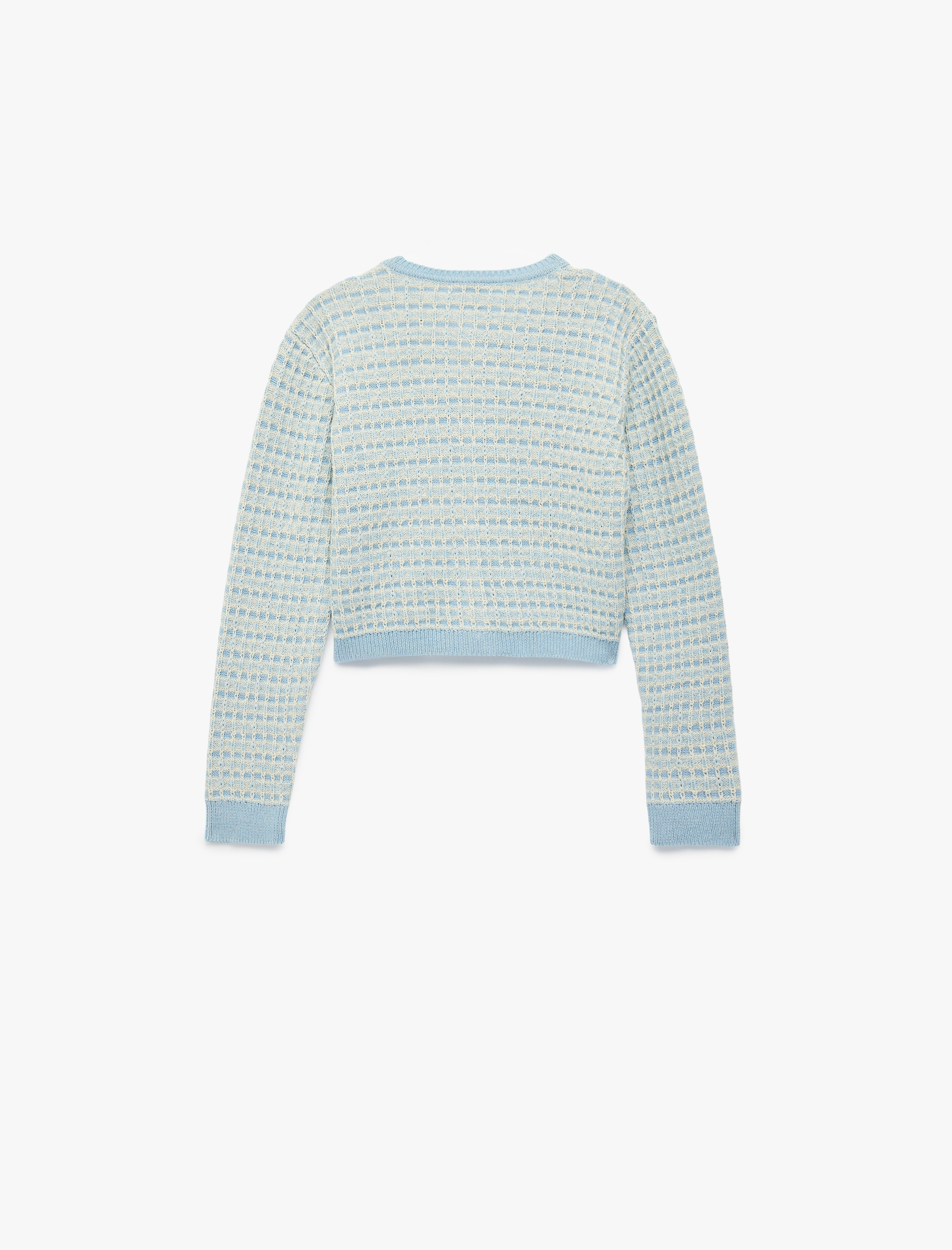  Kız Çocuk Uzun Kollu Bisiklet Yaka Triko Hırka