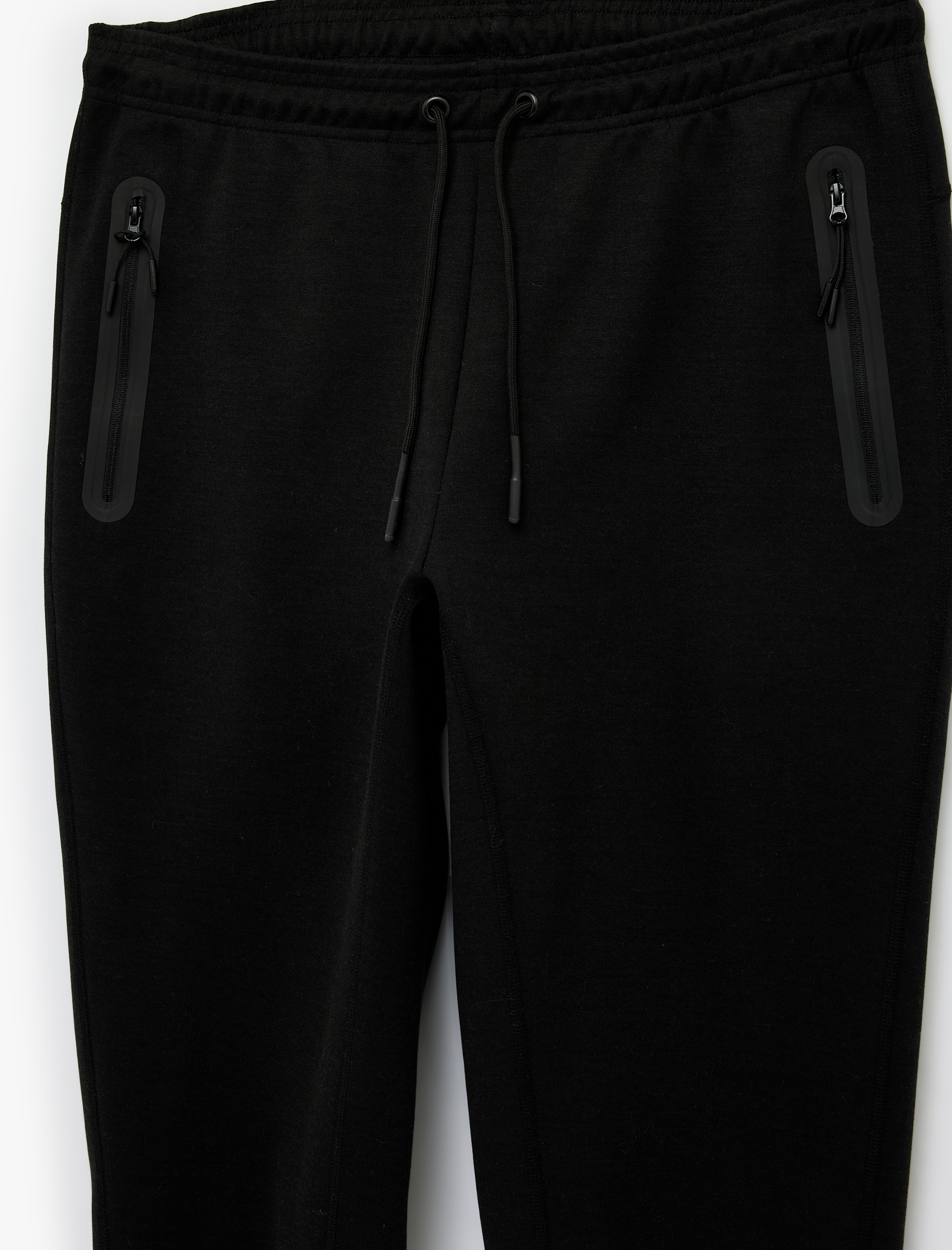   Cepli Beli Bağcıklı Tapered Fit Spor Eşofman Altı