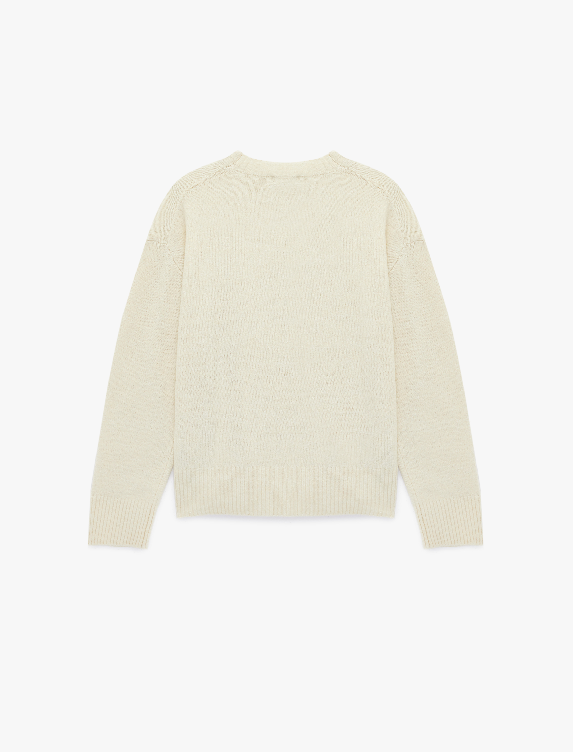   Regular Fit Uzun Kollu Bisiklet Yaka Triko Kazak