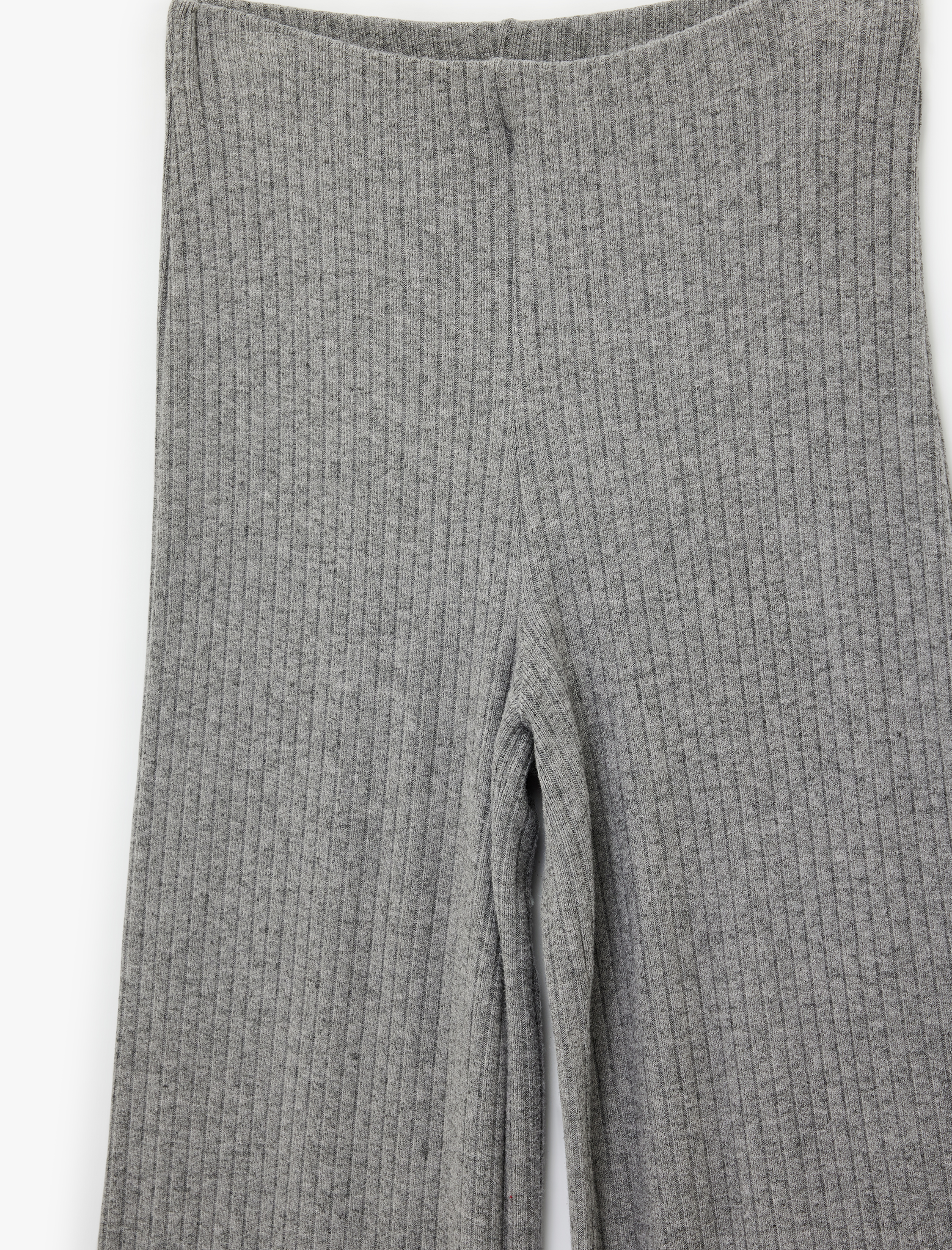   Yüksek Bel Ribanalı Geniş Paça Eşofman Altı