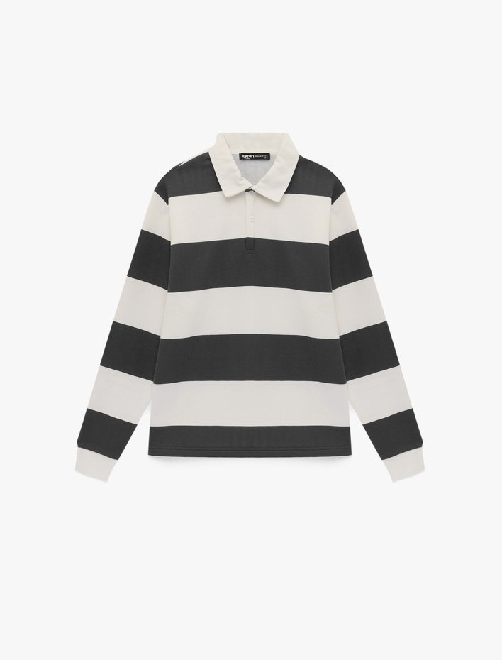  Uzun Kollu Şardonlu Oversize Sweatshirt