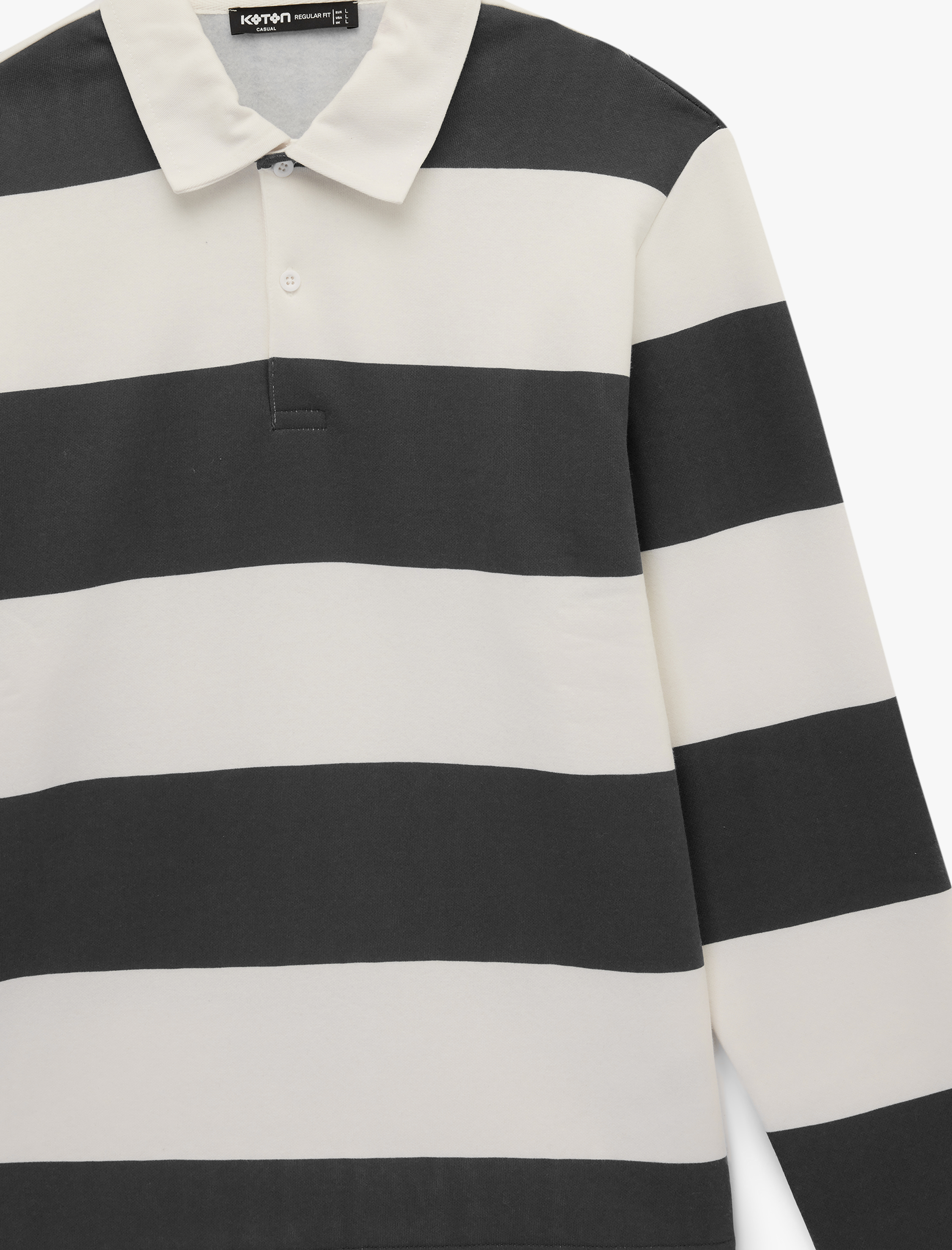   Uzun Kollu Şardonlu Oversize Sweatshirt