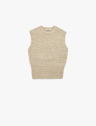 Bisiklet Yaka Triko Süveter