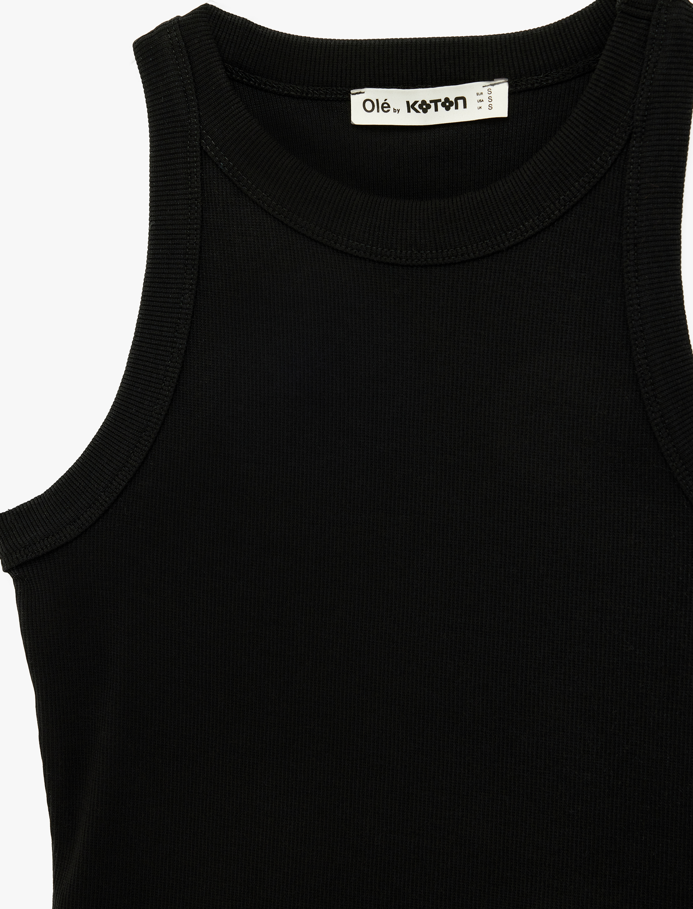   Slim Fit Kolsuz Halter Yaka Bluz