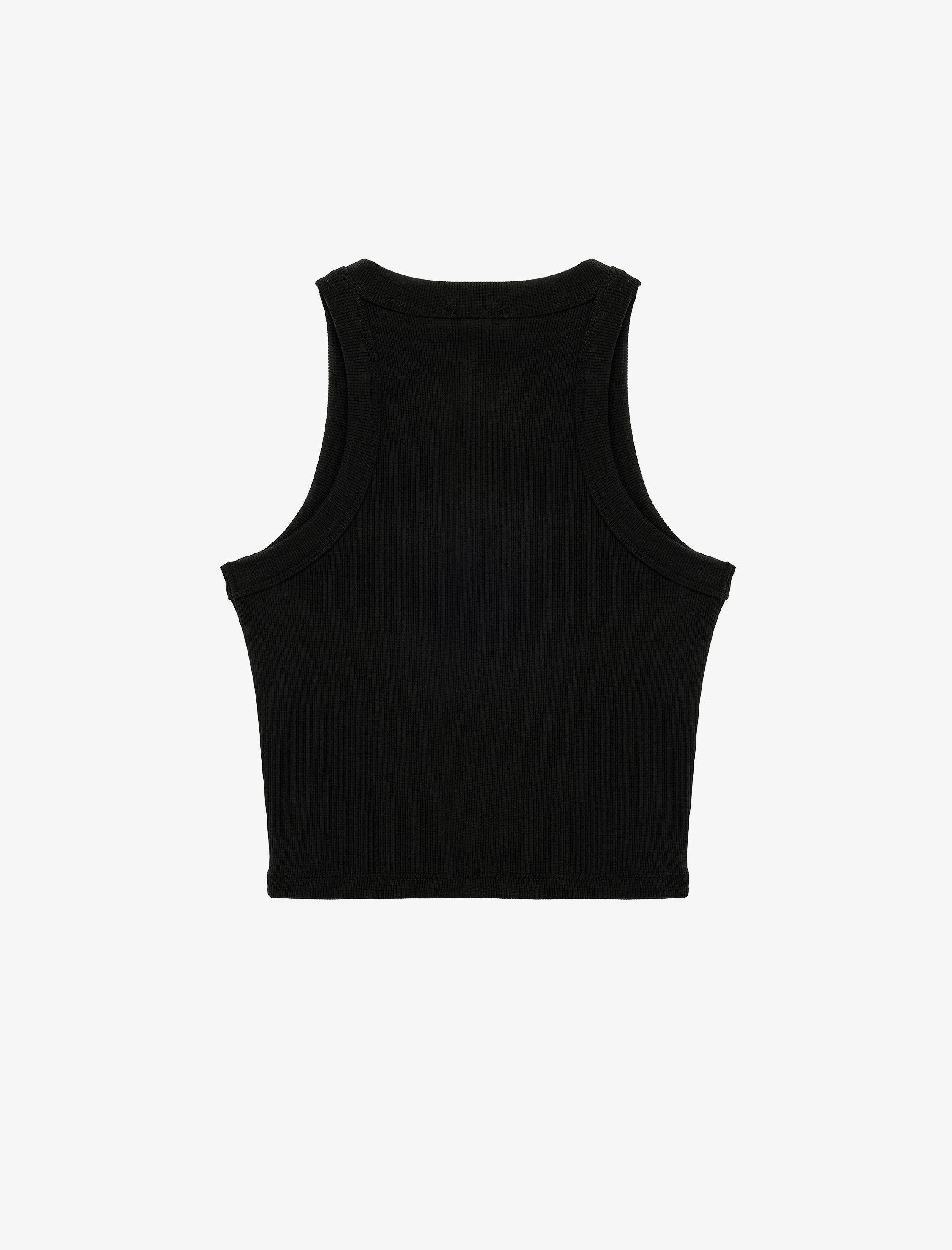   Slim Fit Kolsuz Halter Yaka Bluz