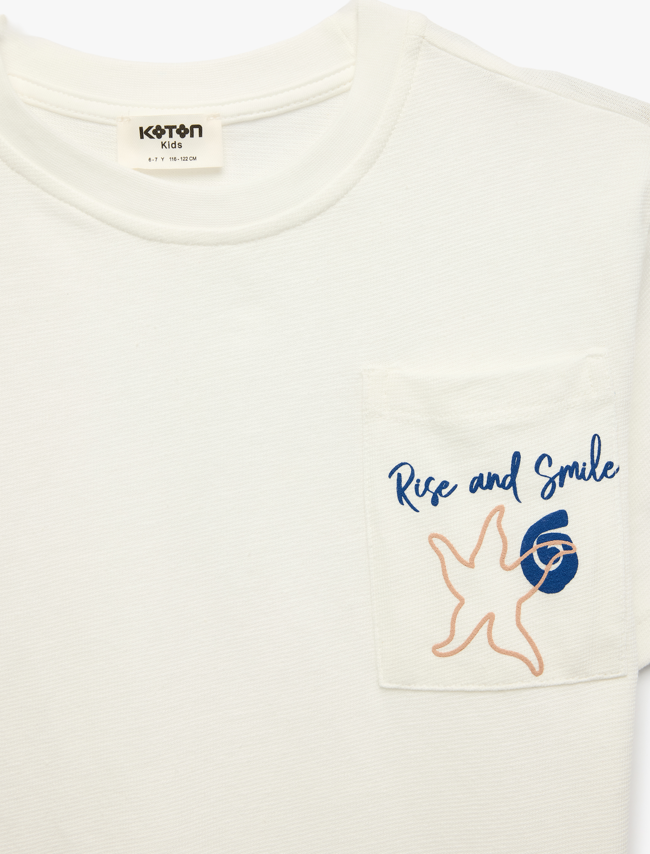  Erkek Çocuk Pamuklu Bisiklet Yaka Kısa Kollu Baskılı Tişört