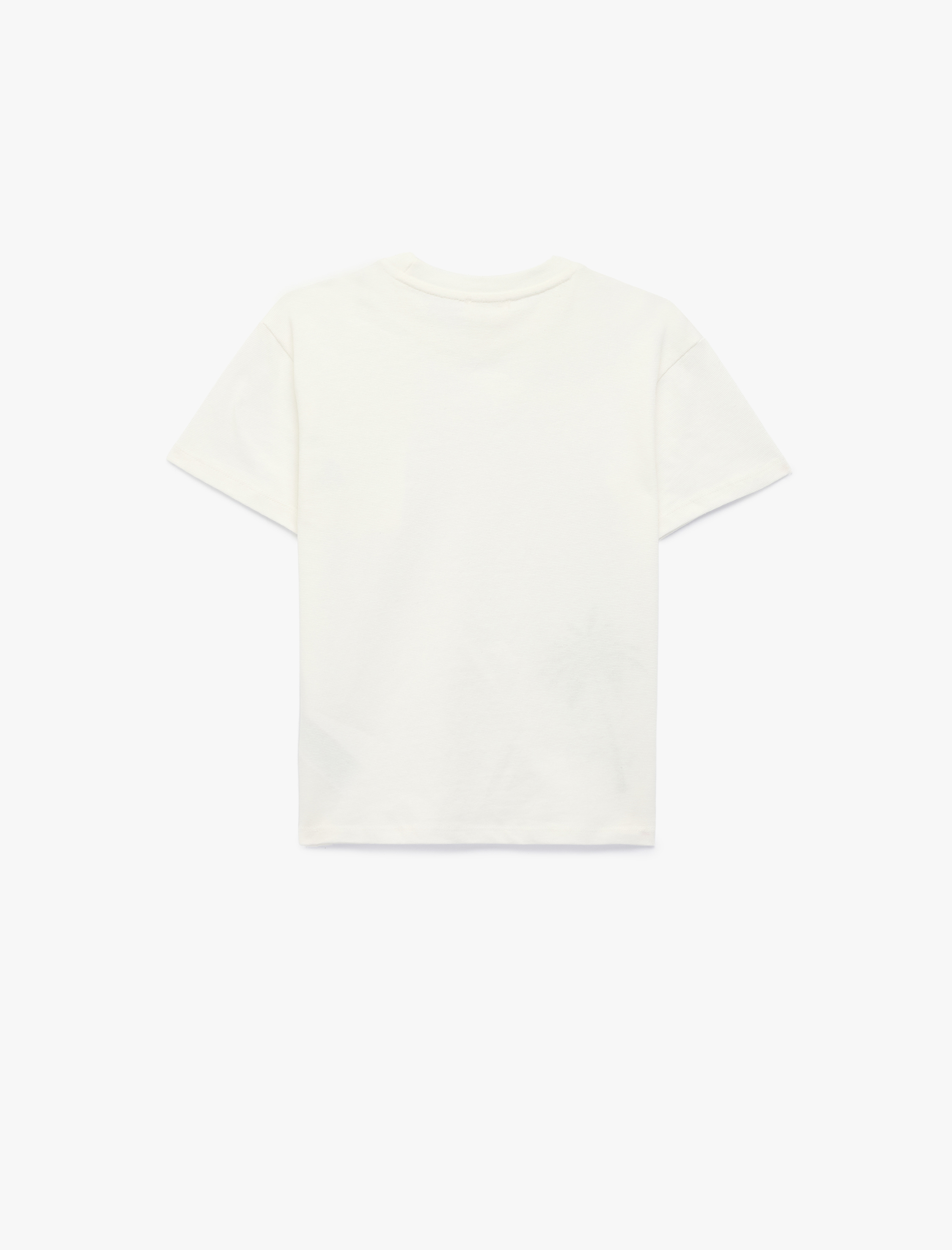  Erkek Çocuk Pamuklu Bisiklet Yaka Kısa Kollu Baskılı Tişört