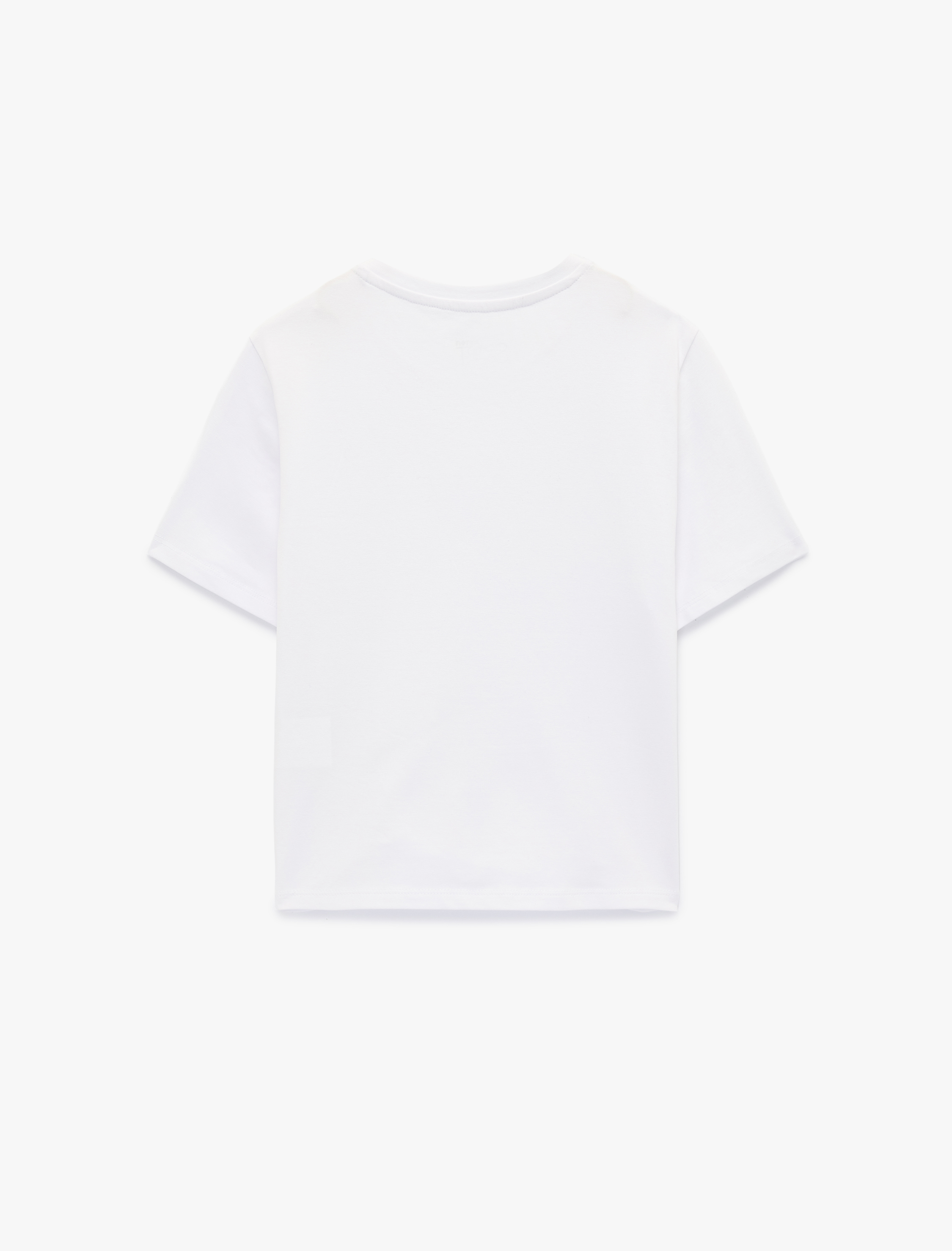   Pamuklu Slim Fit Kısa Kollu Bisiklet Yaka Spor Tişört