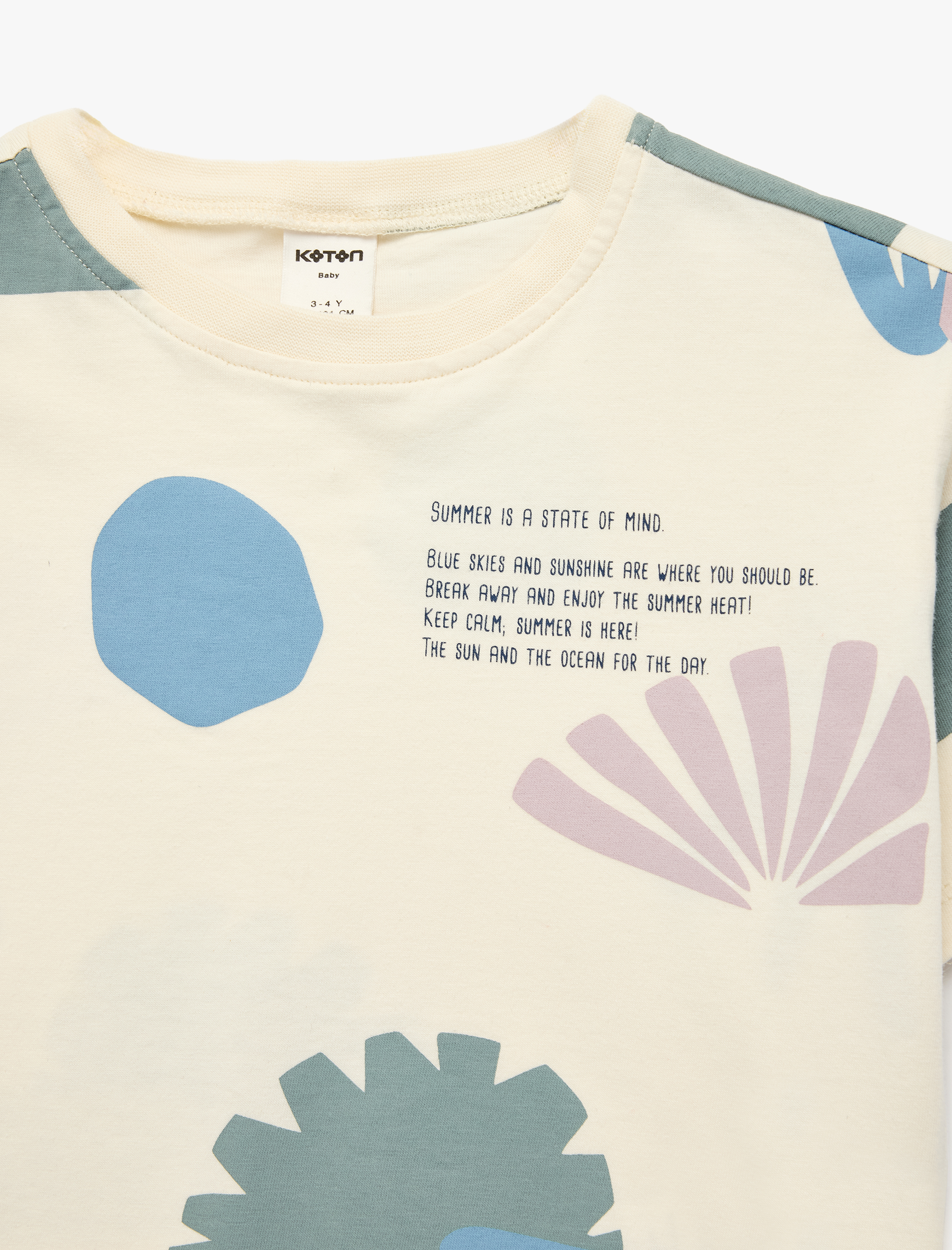  Erkek Bebek Baskılı Kısa Kollu Bisiklet Yaka Pamuklu Tişört