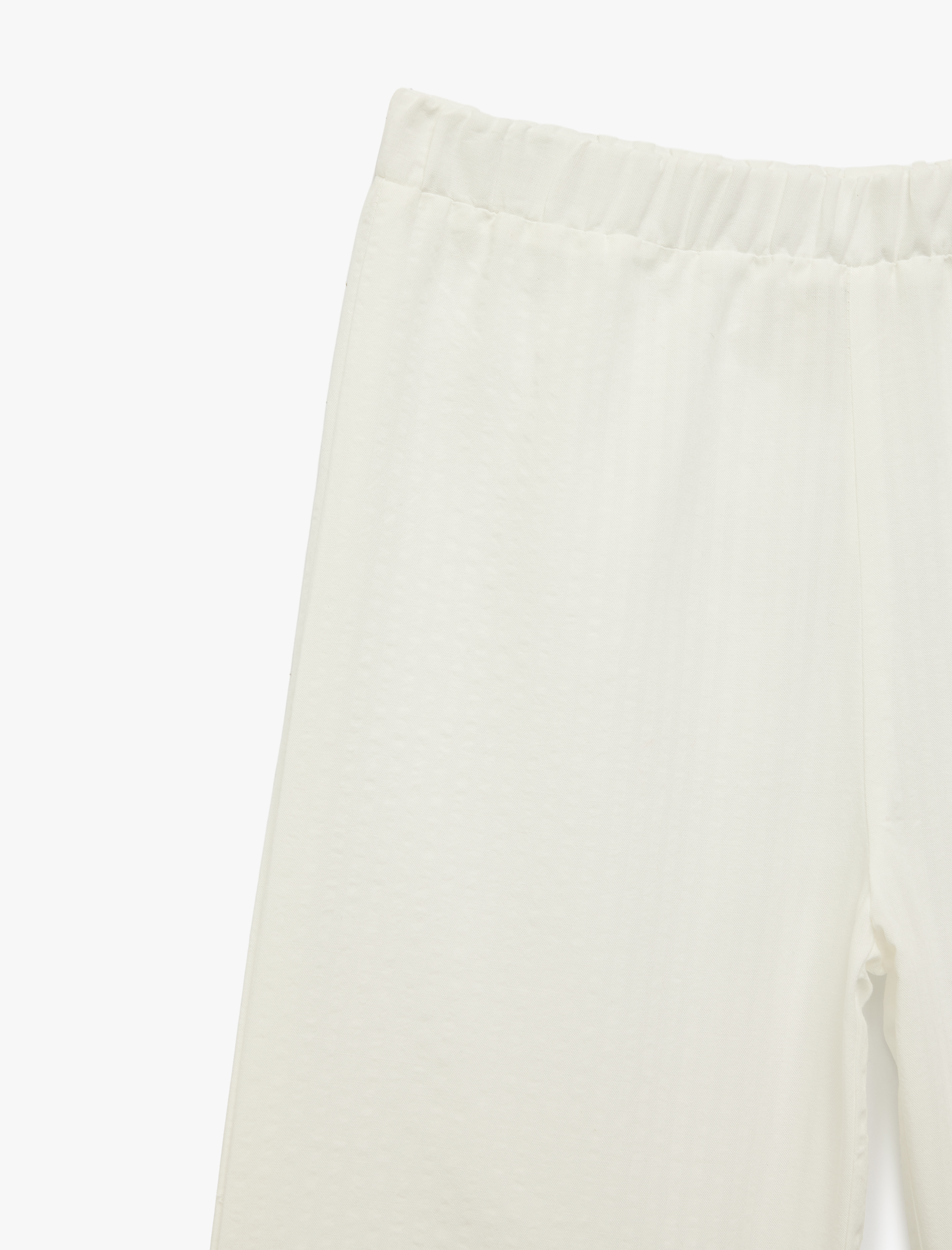  Kız Bebek Pamuklu Beli Lastikli Geniş Paça Pantolon