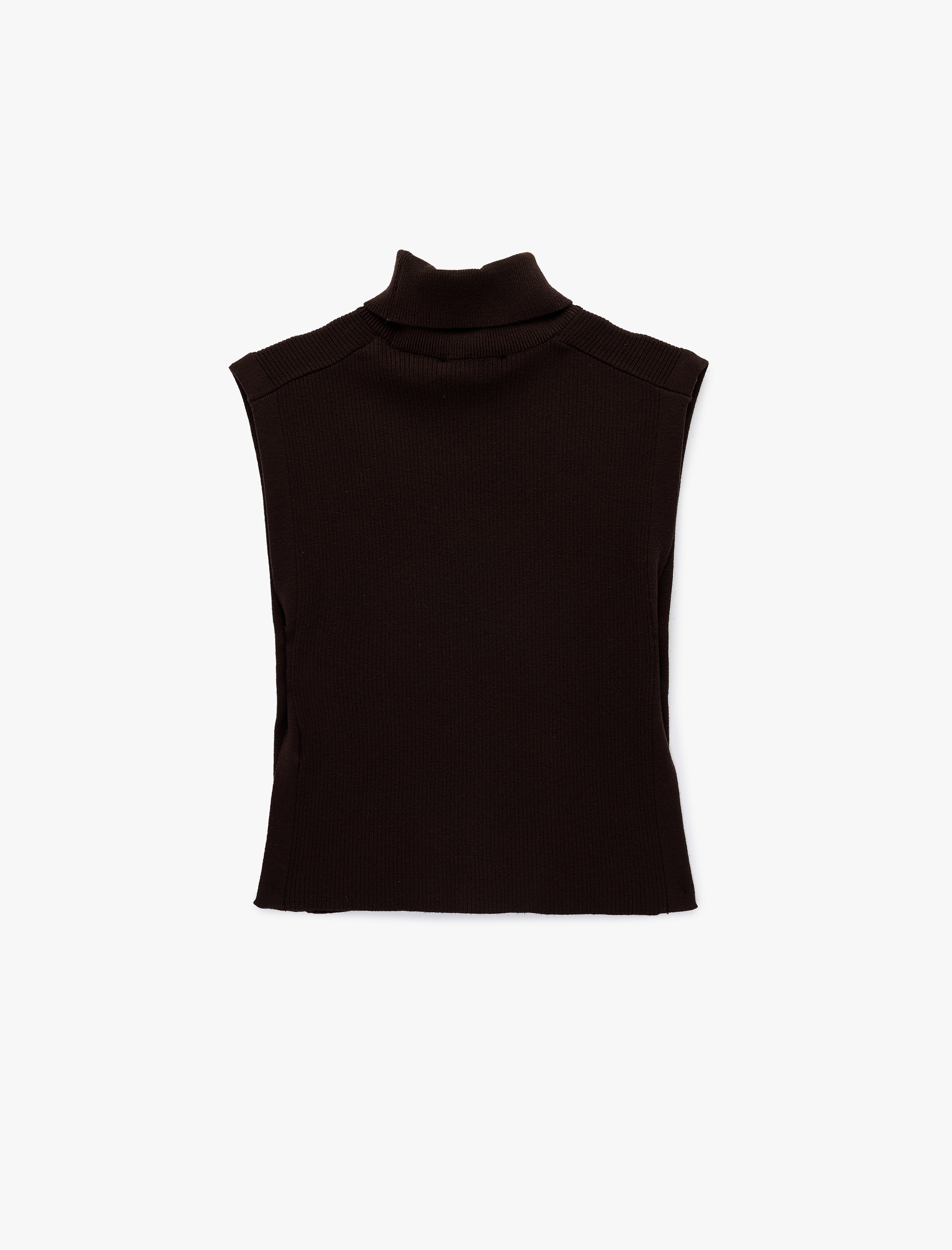   Yanları Düğme Kapama Detaylı Balıkçı Yaka Süveter