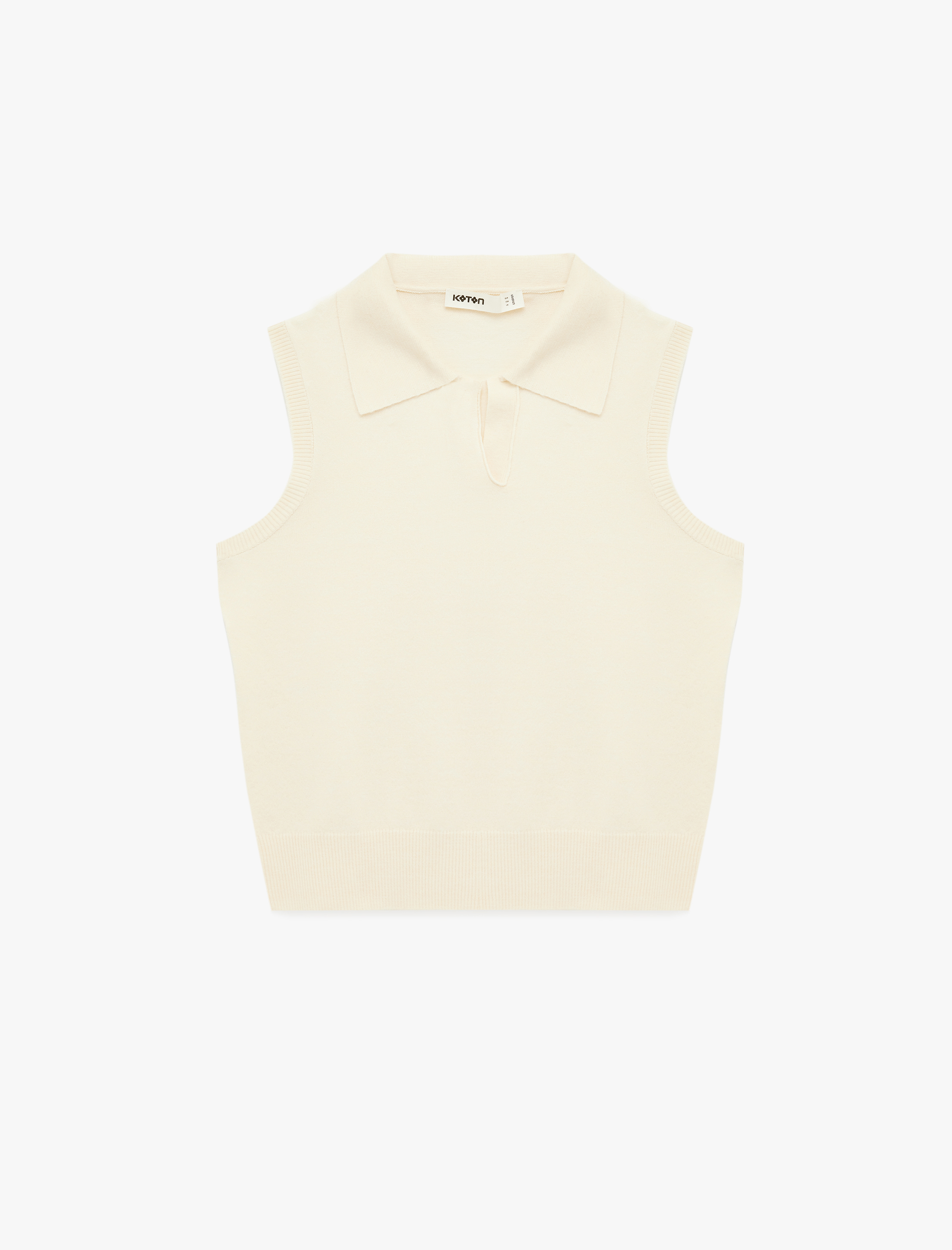   Polo Yaka Kolsuz Triko Bluz