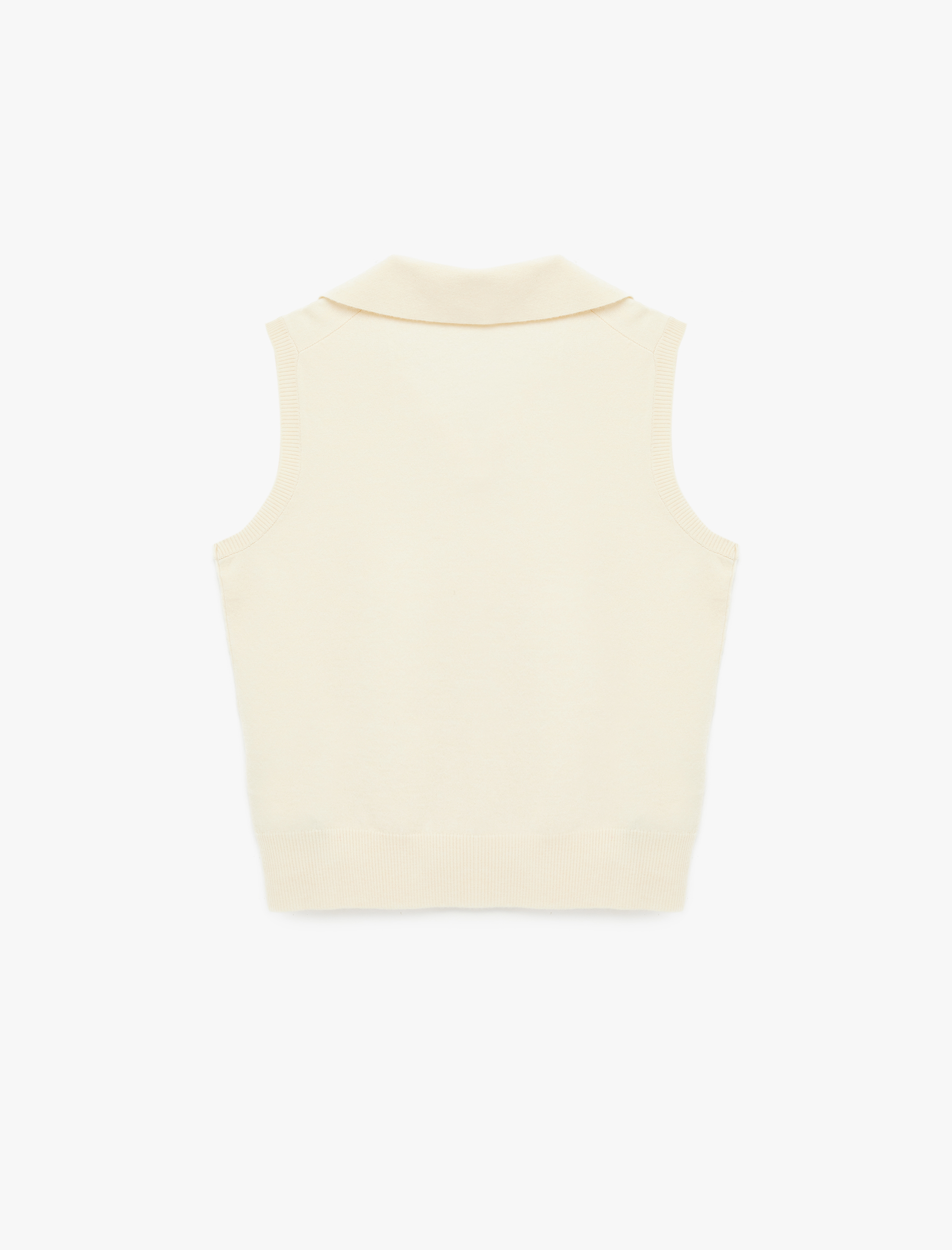   Polo Yaka Kolsuz Triko Bluz