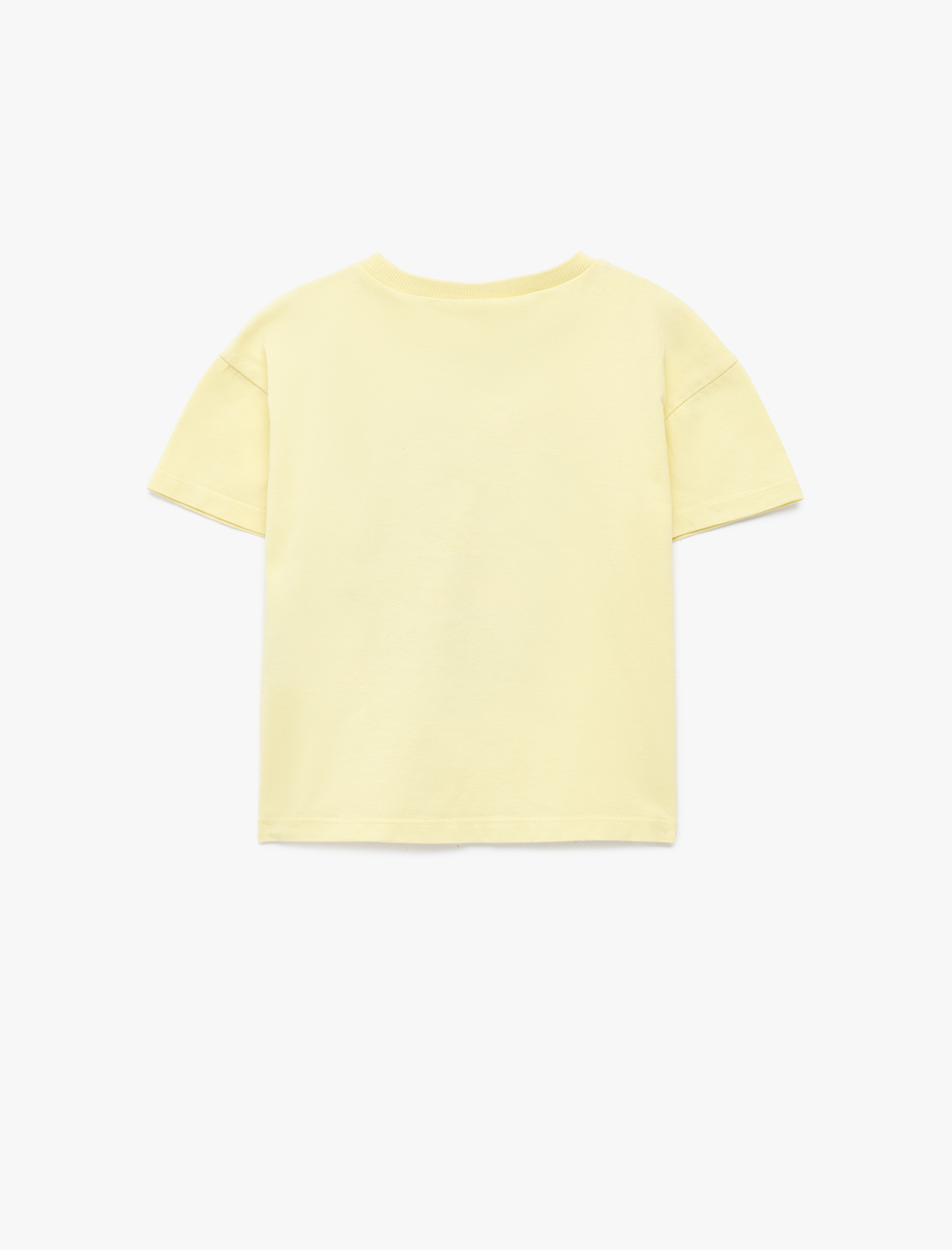  Erkek Bebek Pamuklu Bisiklet Yaka Kısa Kollu Dinozor Baskılı Tişört