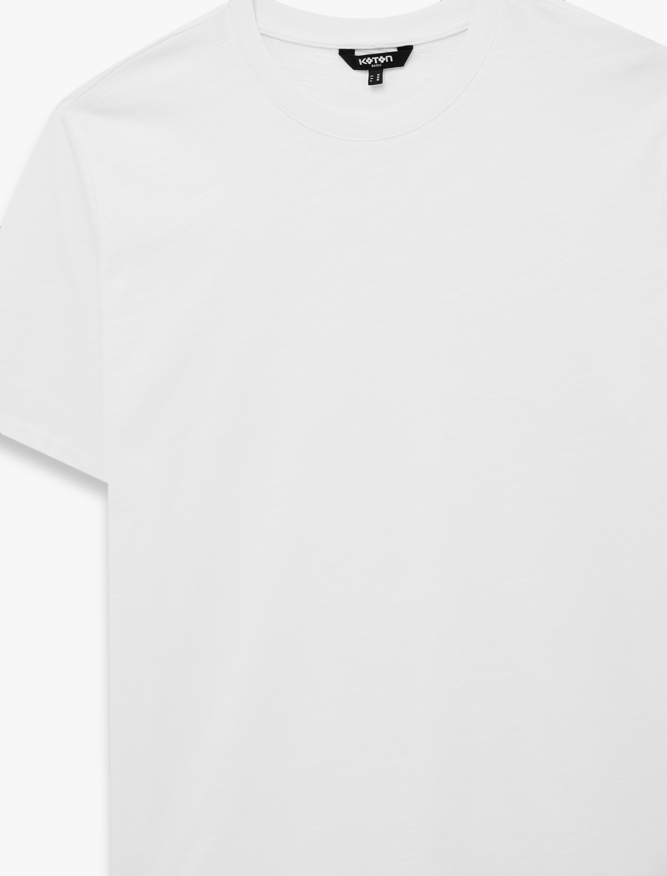   Regular Fit Kısa Kollu Pamuklu Basic Bisiklet Yaka Tişört