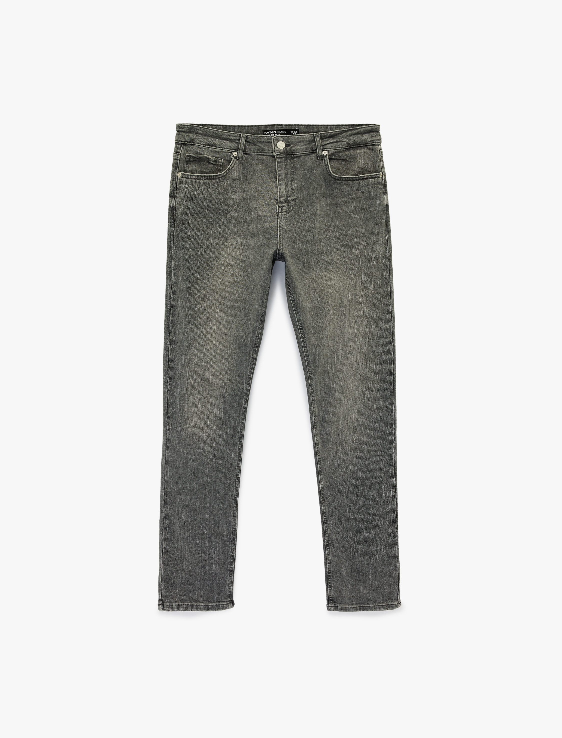  Normal Bel Pamuklu Slim Fit Jean Pantolon - Brad Jean