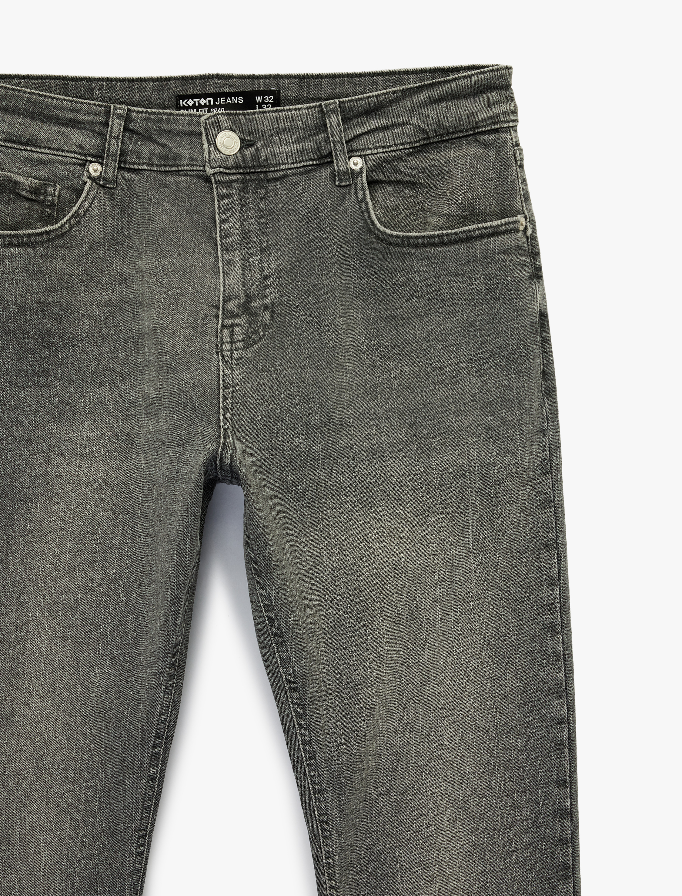   Normal Bel Pamuklu Slim Fit Jean Pantolon - Brad Jean