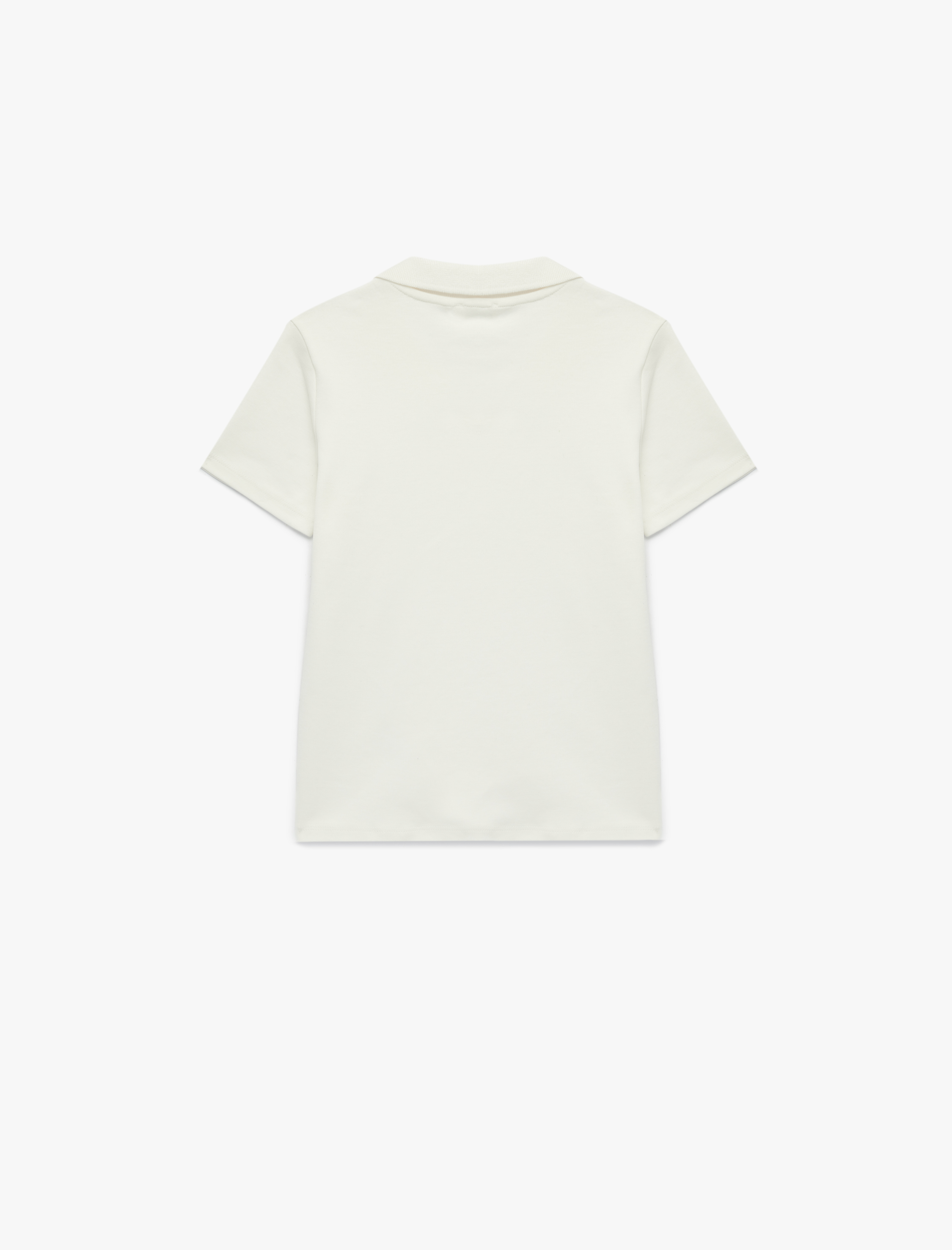  Erkek Çocuk Pamuklu Kısa Kollu Basic Polo Yaka Tişört