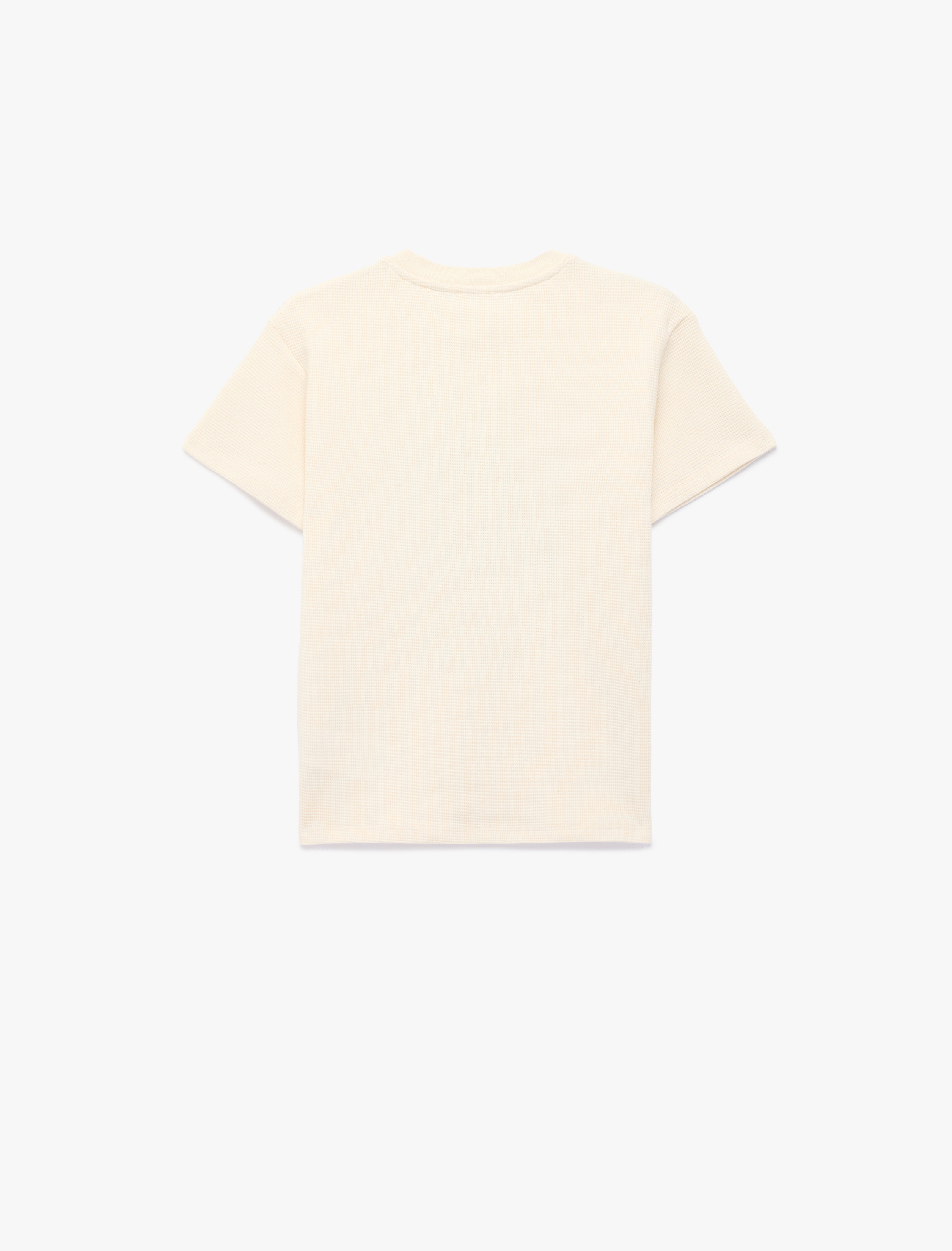  Erkek Çocuk Baskılı Kısa Kollu Bisiklet Yaka Pamuklu Tişört