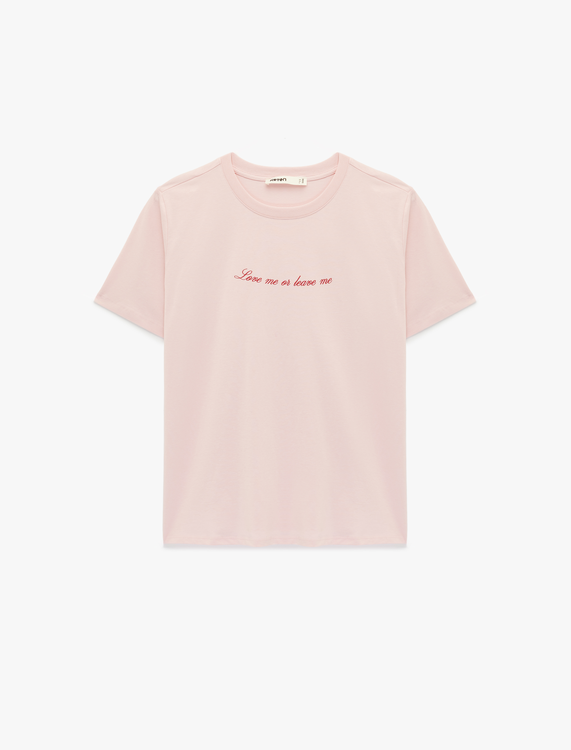   Regular Fit Kısa Kollu Baskılı Bisiklet Yaka Baskılı Tişört