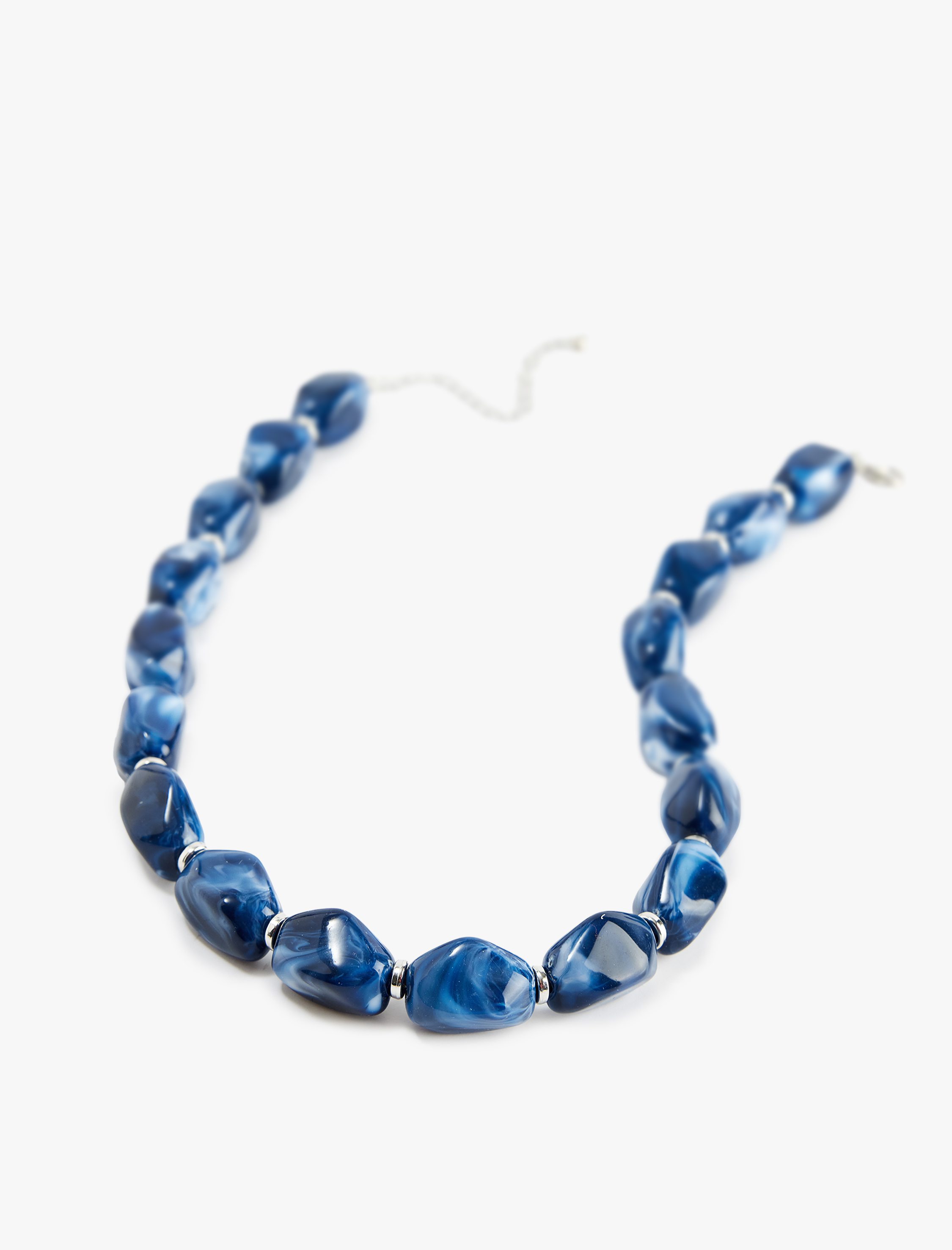  Kadın Çelik Karışımlı Boncuklu Kolye