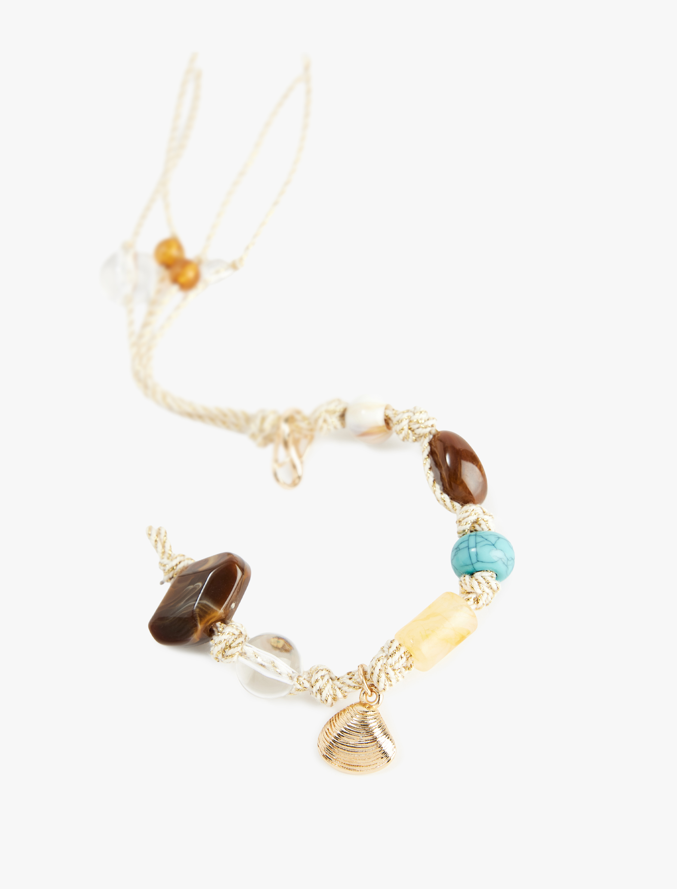  Kadın Taş Detaylı Zincir Bileklik