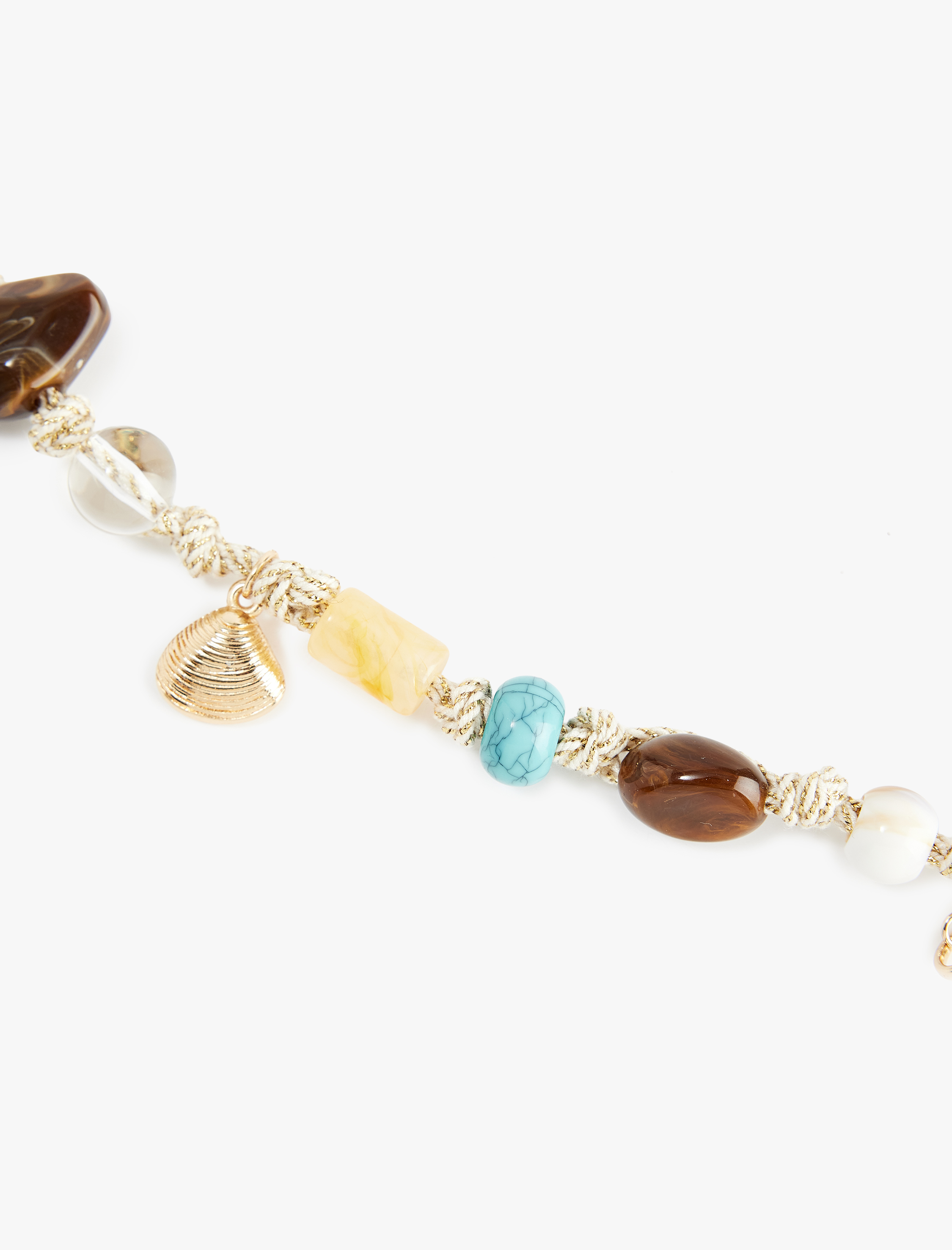  Kadın Taş Detaylı Zincir Bileklik