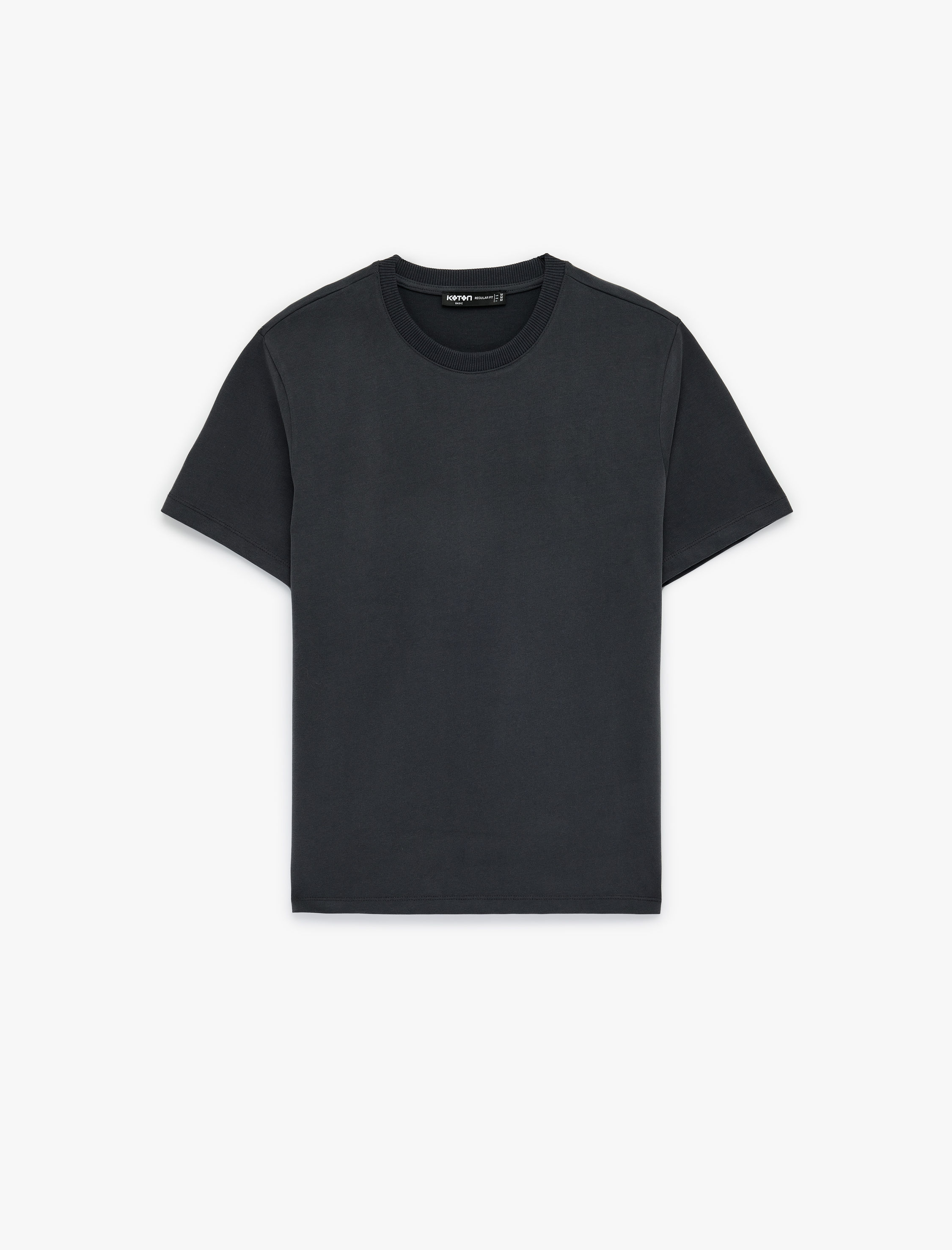   Pamuklu Regular Fit Kısa Kollu Basic Bisiklet Yaka Tişört