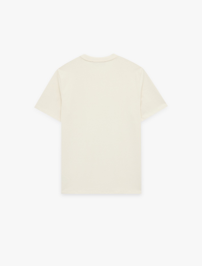  Pamuklu Regular Fit Kısa Kollu Basic Bisiklet Yaka Tişört