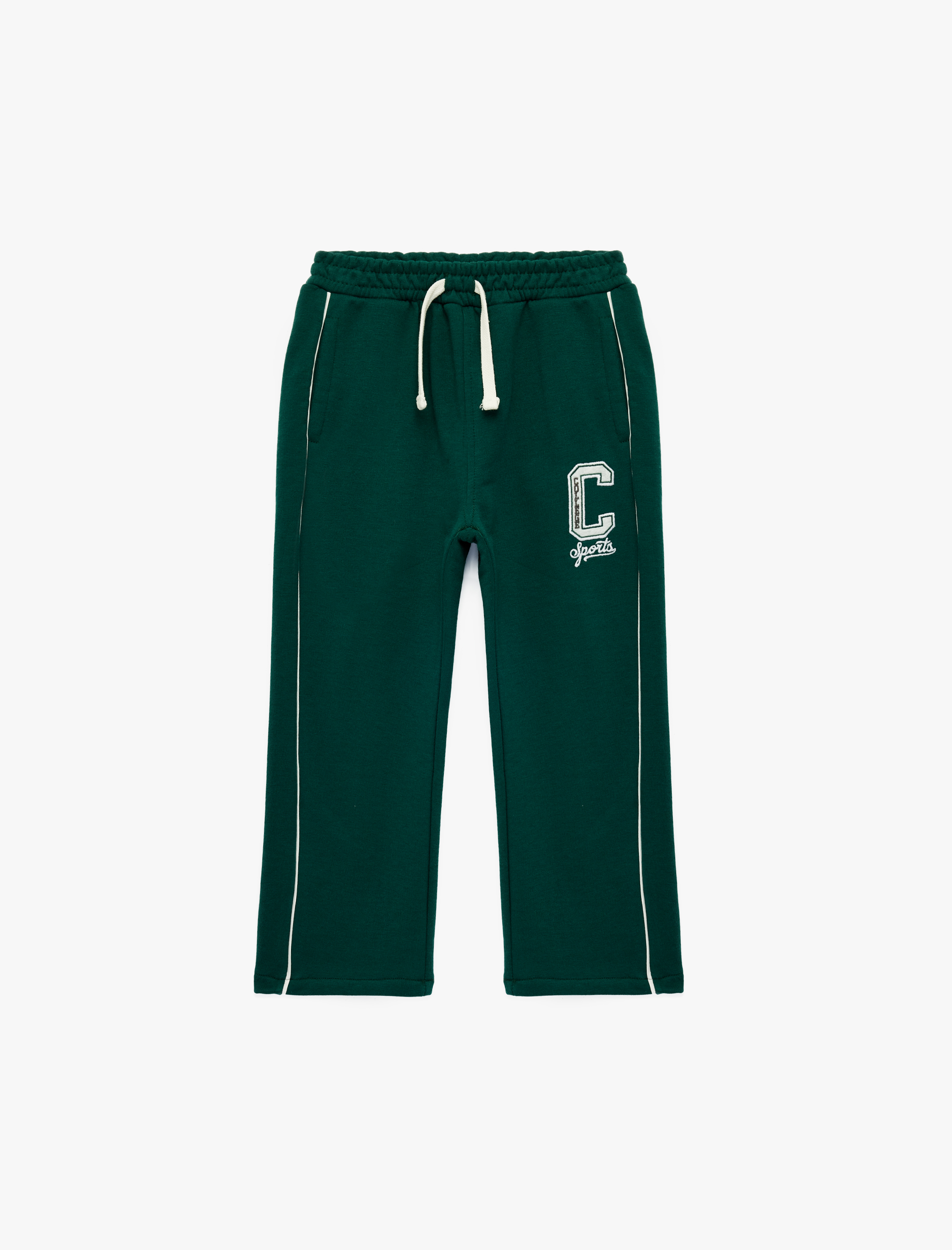  Erkek Bebek Baskılı Beli Bağlamalı Cep Detaylı Oversize Eşofman Altı