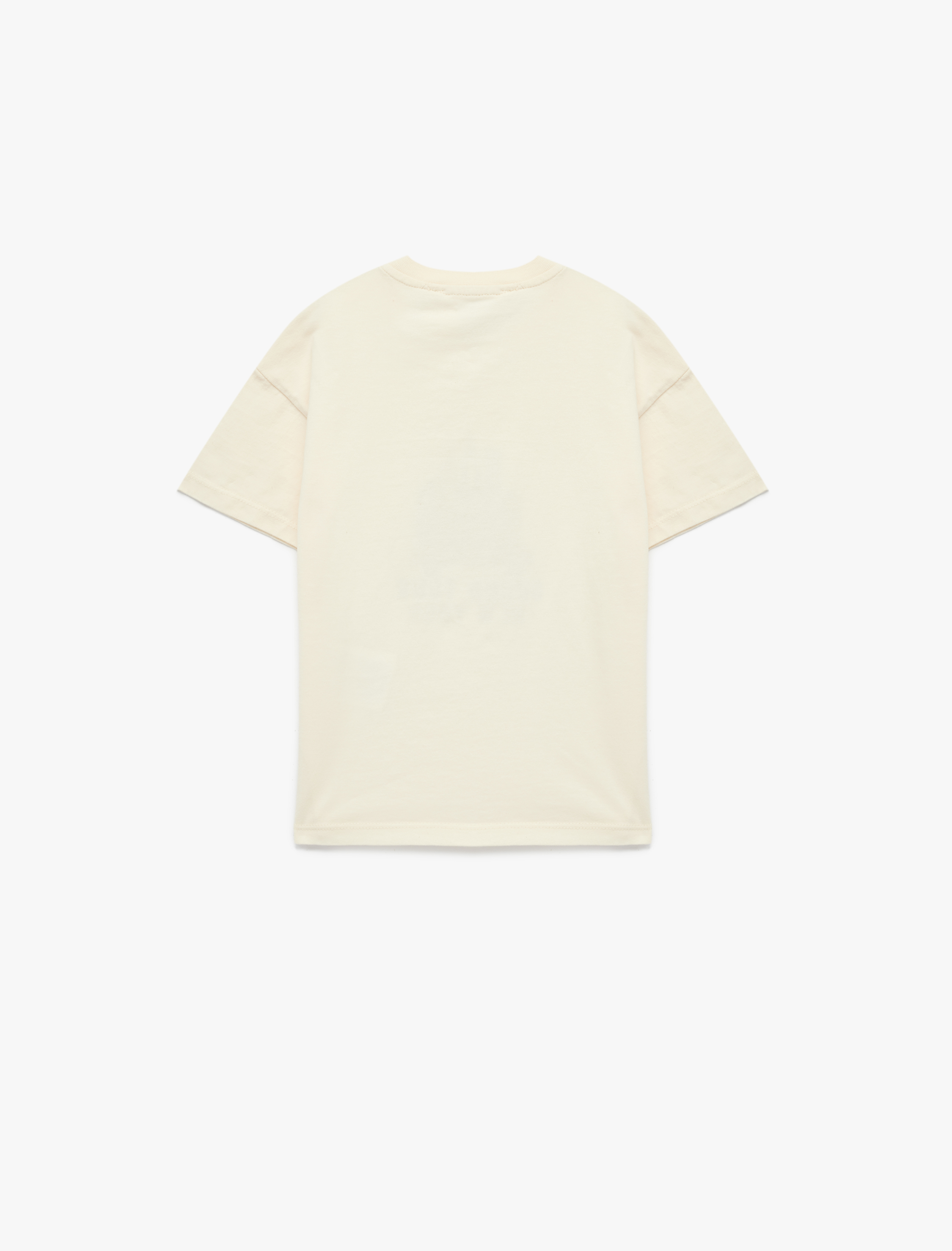  Erkek Bebek Pamuklu Kısa Kollu Bisiklet Yaka Baskılı Tişört