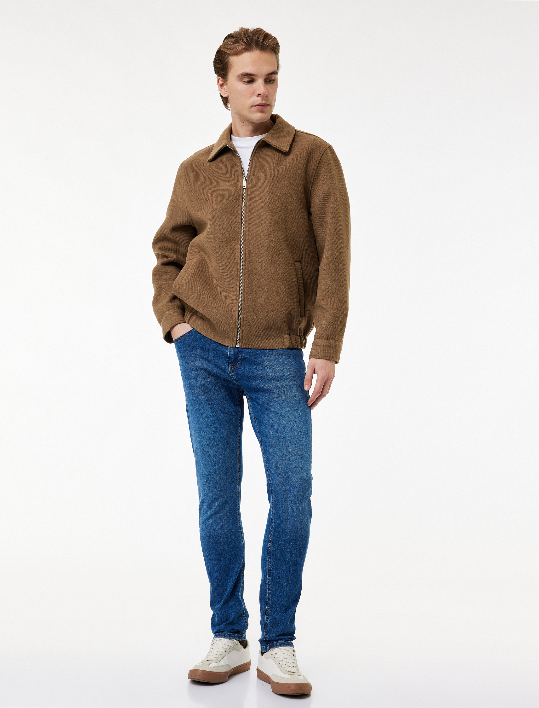   Normal Bel Pamuklu Slim Fit Jean Pantolon - Brad Jean