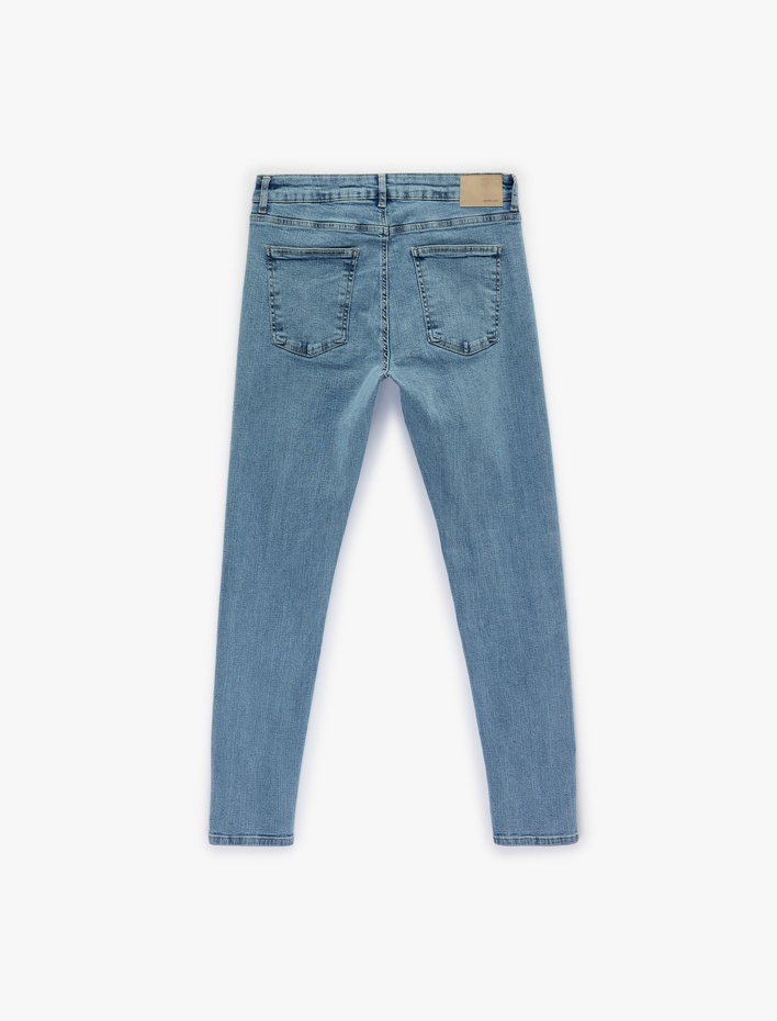  Normal Bel Pamuklu Skinny Fit Jean Pantolon - Michael Jean