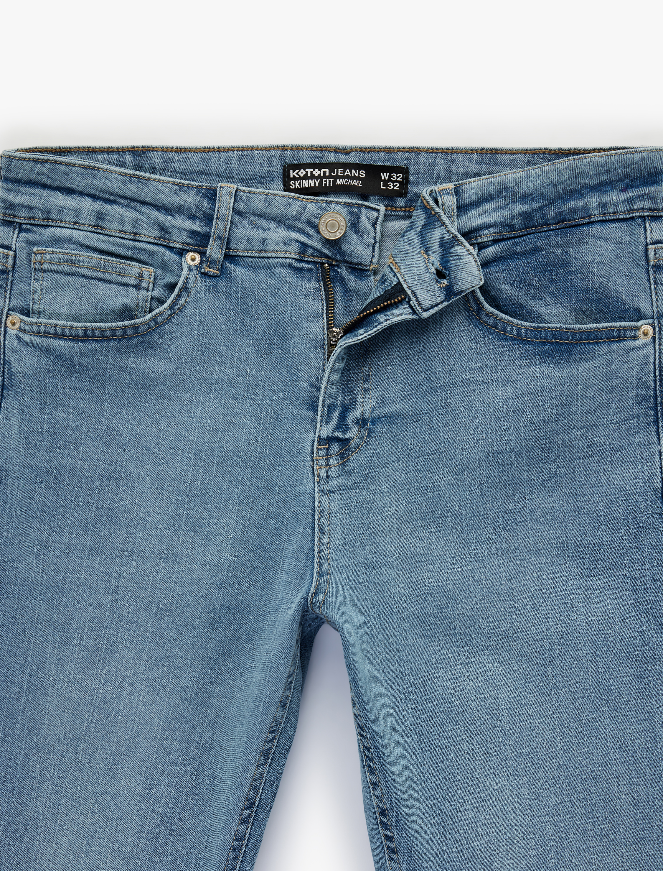   Normal Bel Pamuklu Skinny Fit Jean Pantolon - Michael Jean