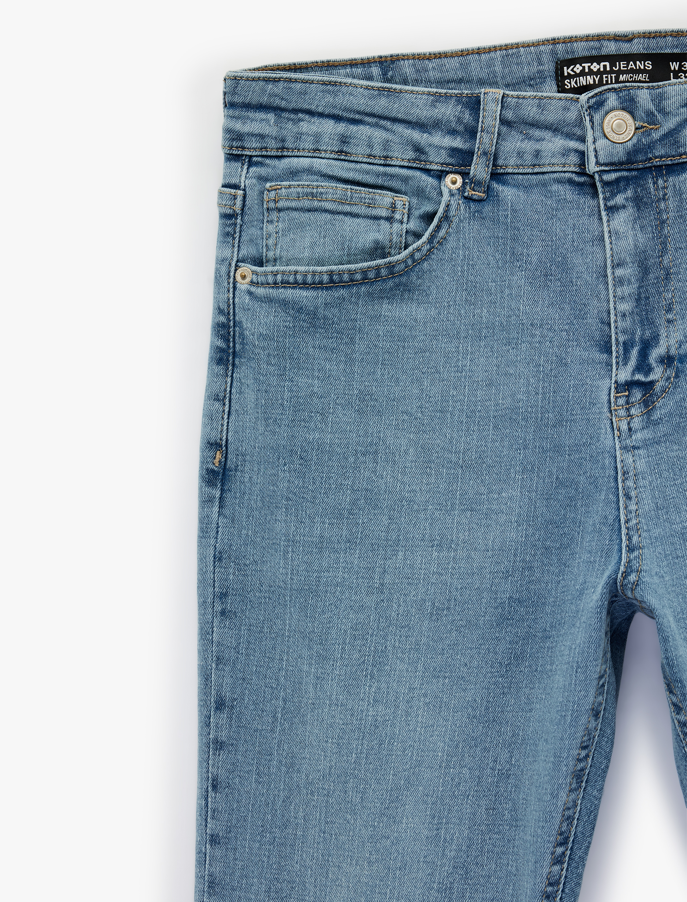   Normal Bel Pamuklu Skinny Fit Jean Pantolon - Michael Jean