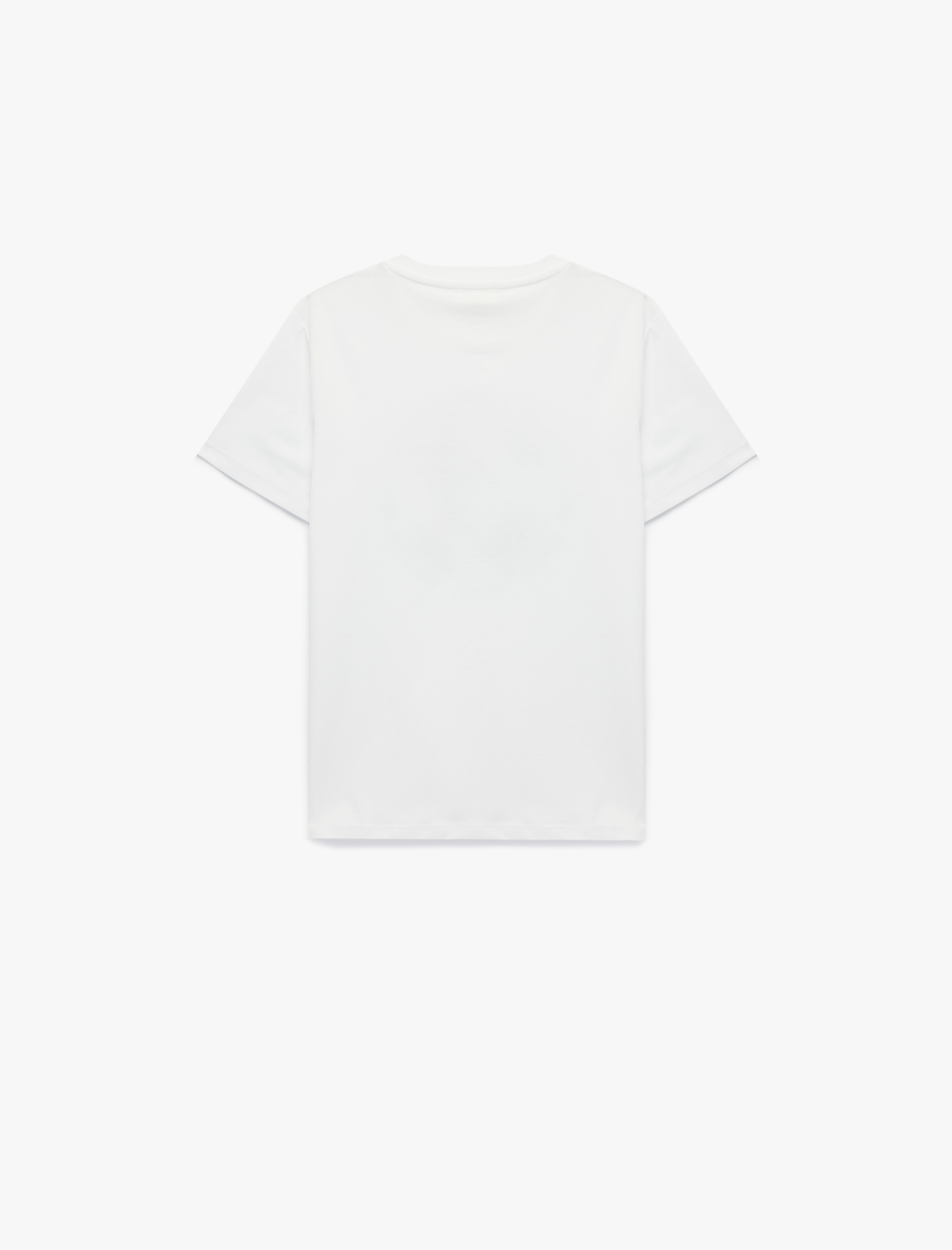  Erkek Çocuk Pamuklu Kısa Kollu Bisiklet Yaka Futbol Baskılı Tişört