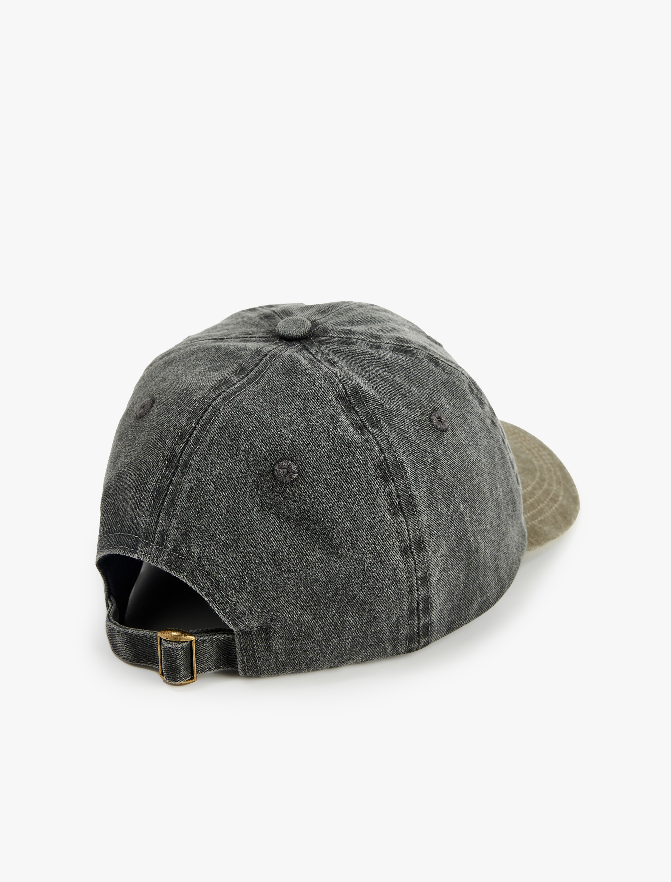  Erkek Pamuklu İşlemeli Yıkamalı Kep Şapka