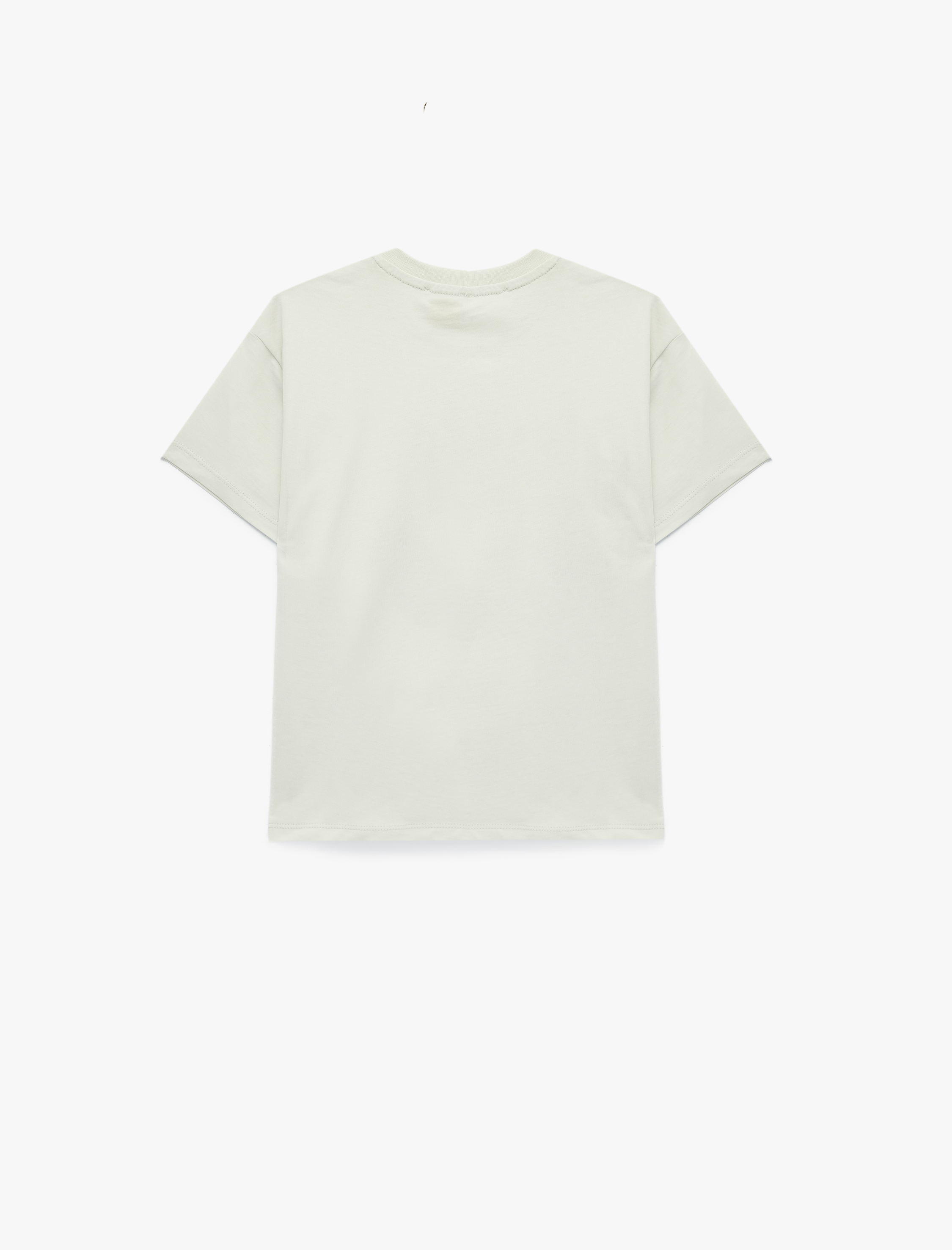  Erkek Çocuk Stitch Baskılı Kısa Kollu Bisiklet Yaka Pamuklu Oversize Lisanslı Tişört