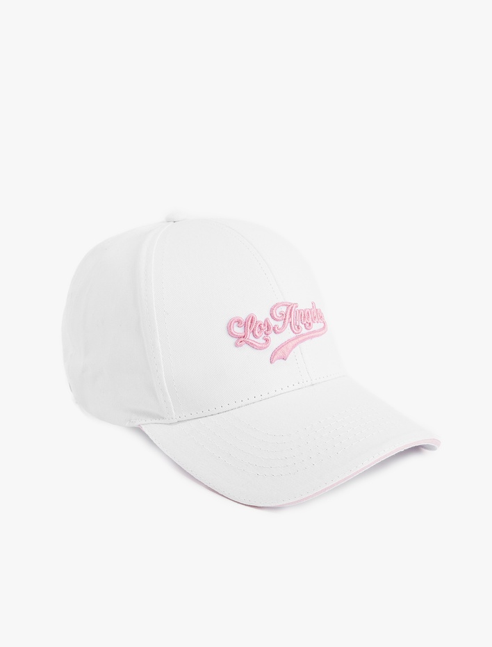 Kadın İşlemeli Pamuklu Kep Şapka