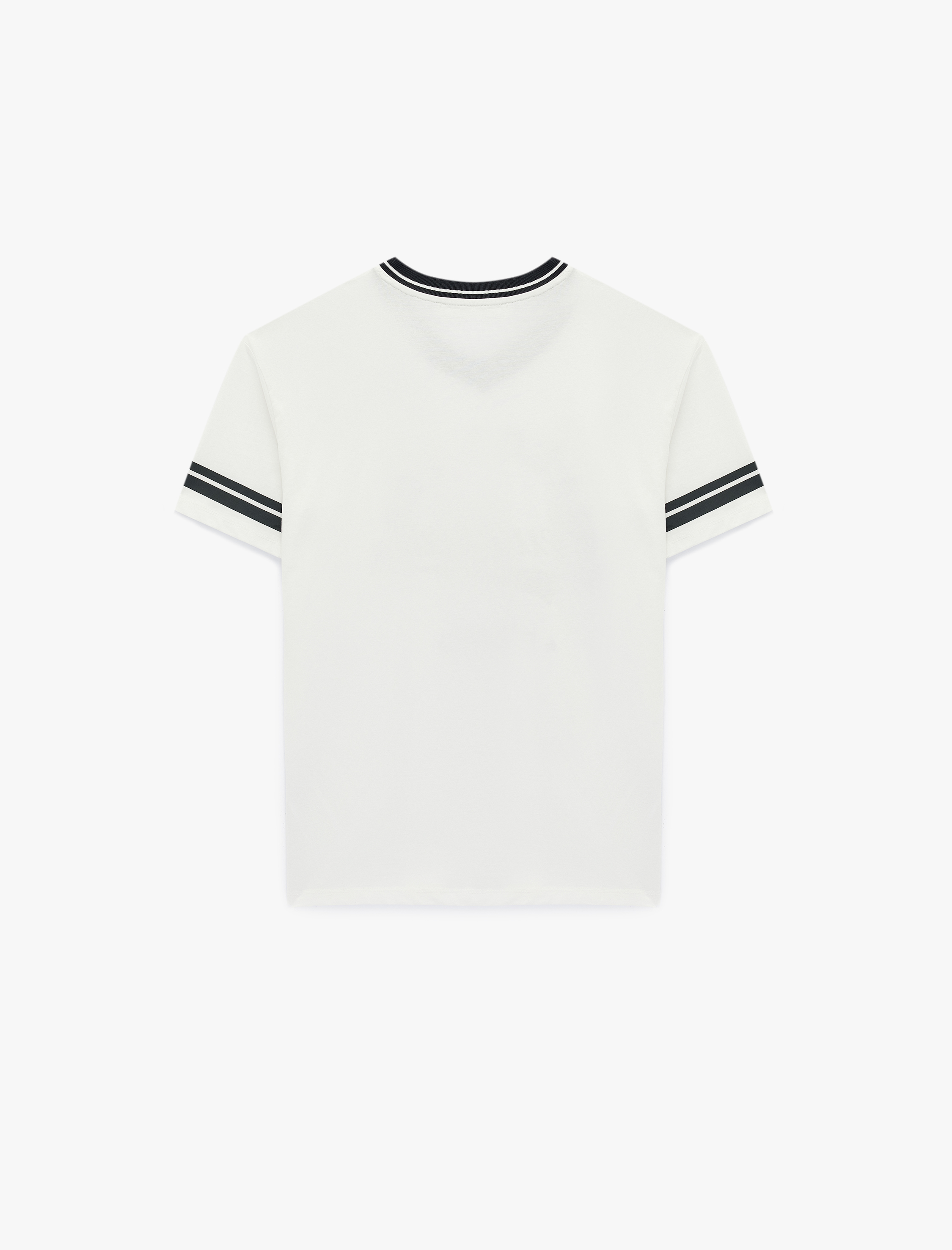   Yarım Kollu Biyeli V Yaka Baskılı Oversize Tişört