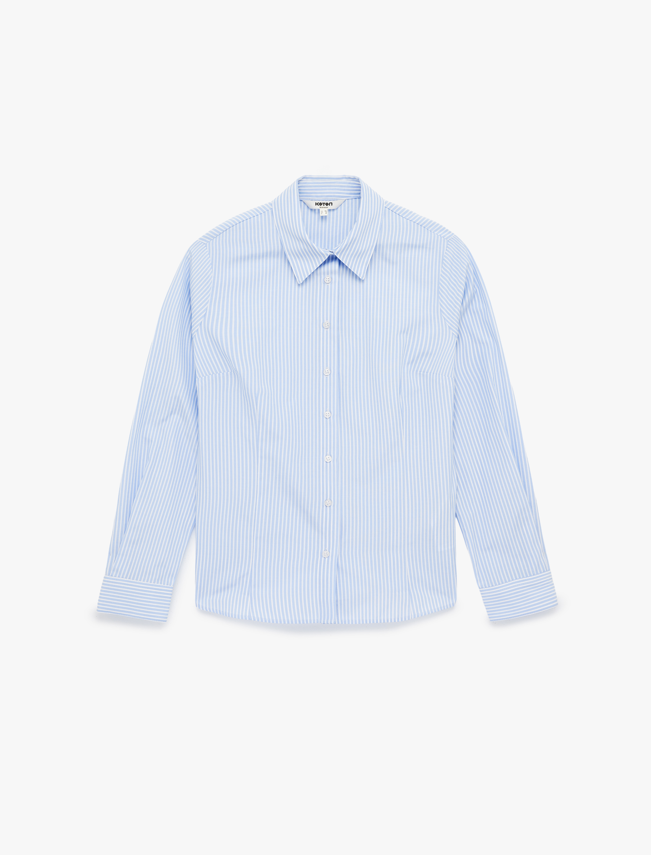   Regular Fit Uzun Kollu Düğmeli Klasik Yaka Gömlek