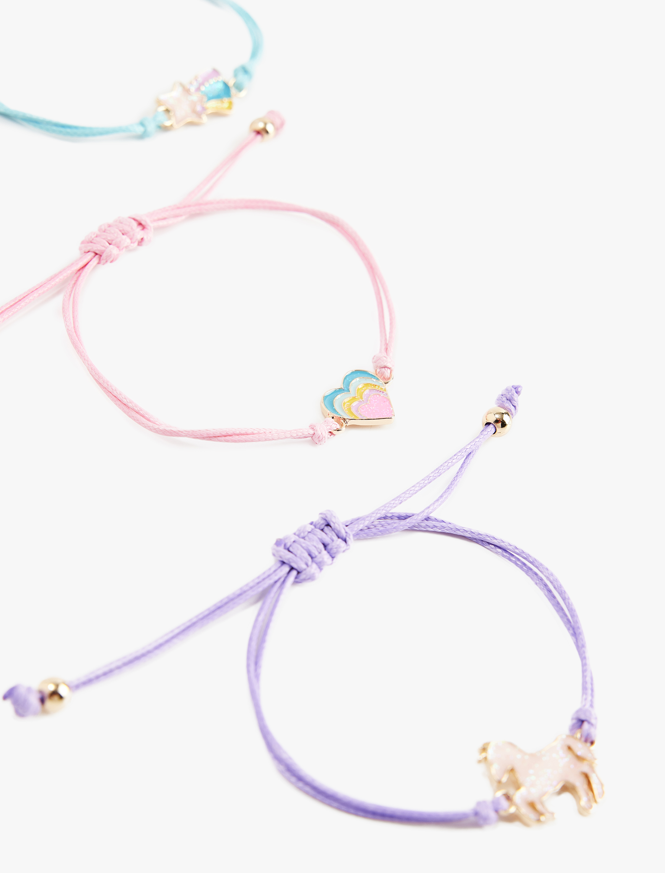  Kadın 3'lü İpli Bileklik Seti