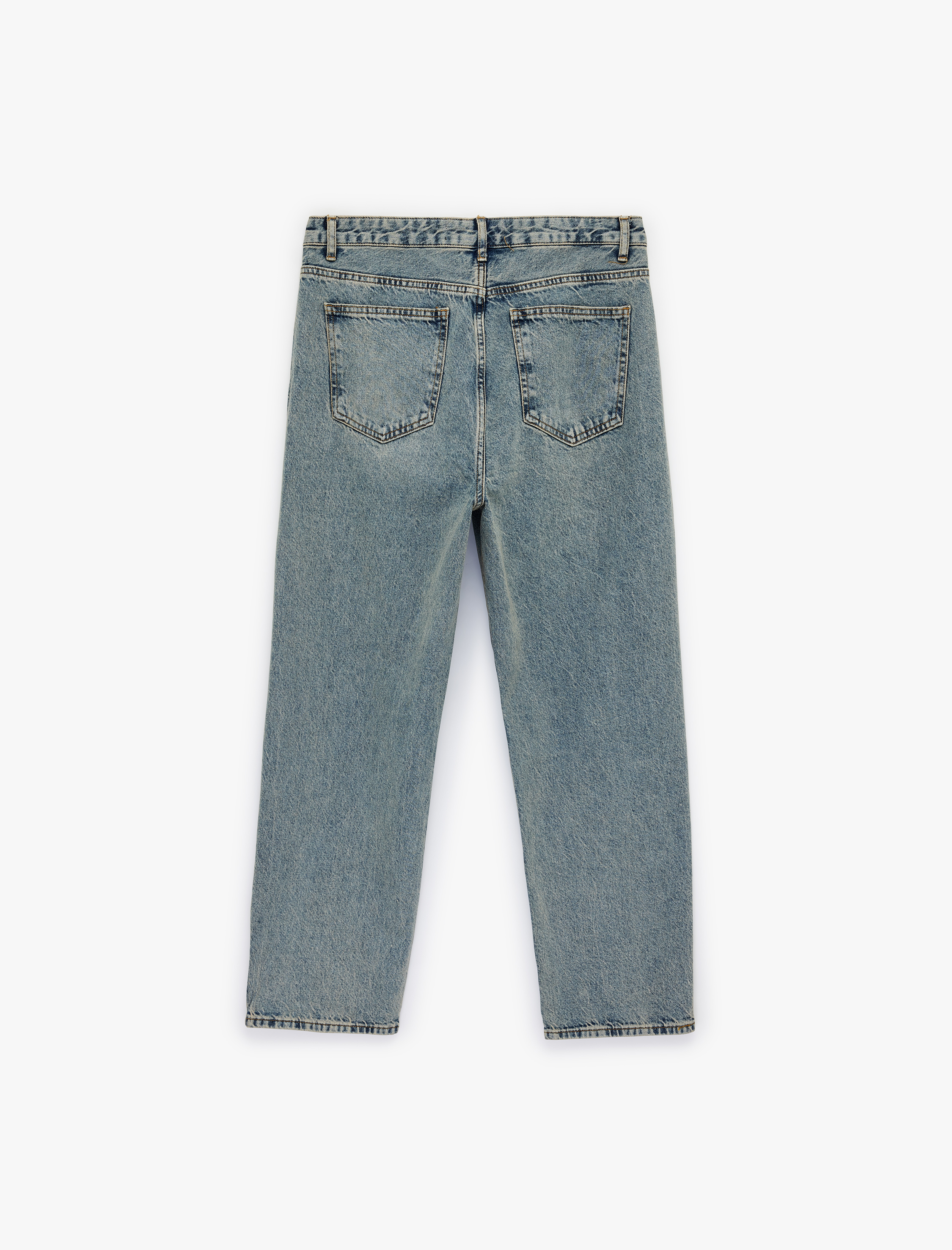   Pamuklu Bol Oversize Normal Paça Baggy Jean Pantolon