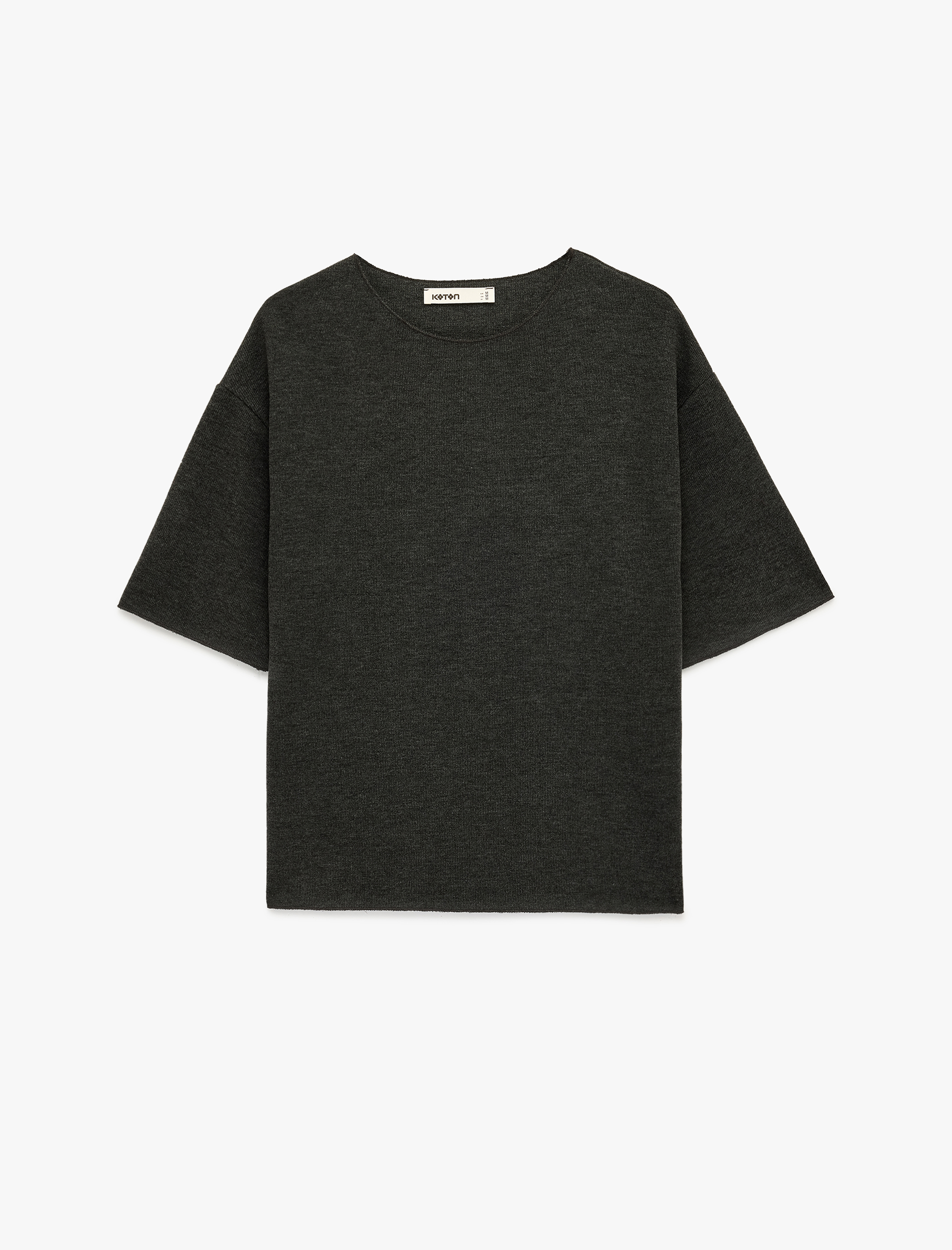   Regular Fit Kısa Kollu Bisiklet Yaka Basic Tişört