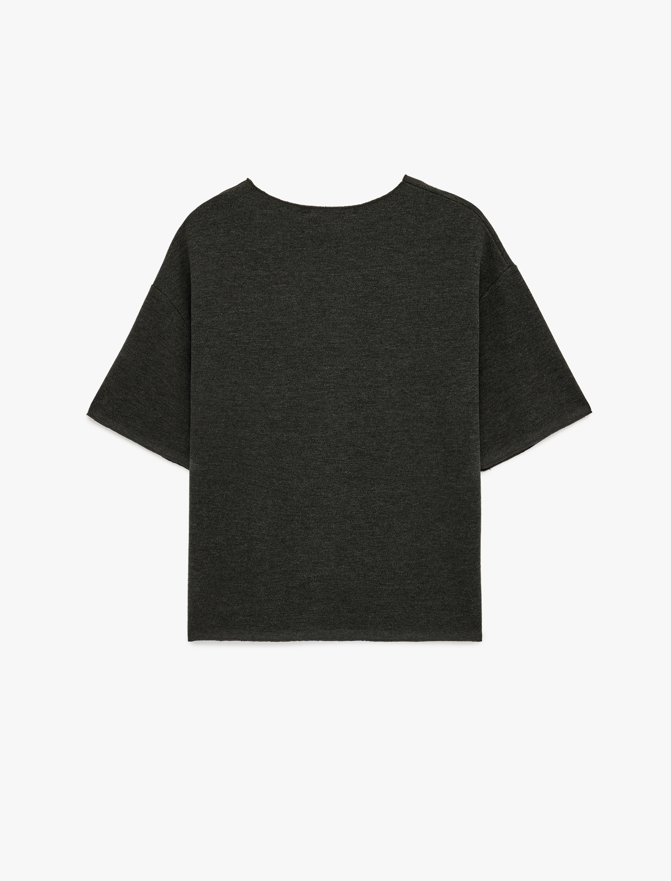   Regular Fit Kısa Kollu Bisiklet Yaka Basic Tişört