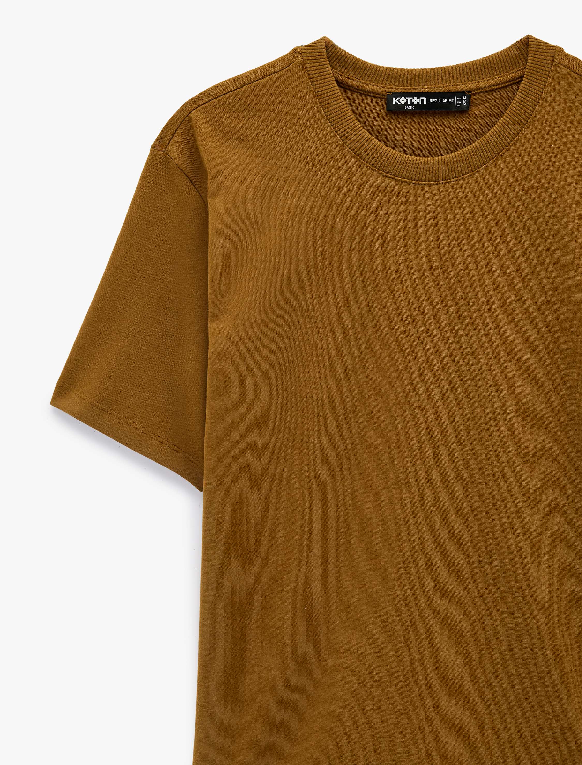   Pamuklu Regular Fit Kısa Kollu Basic Bisiklet Yaka Tişört