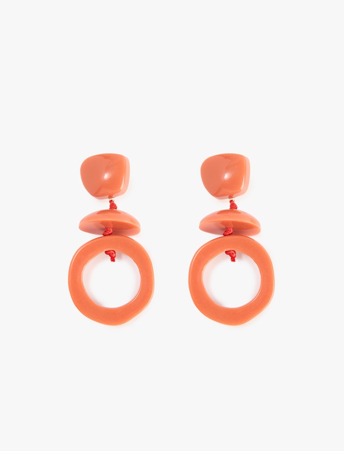 Kadın Sallantılı Geometrik Küpe