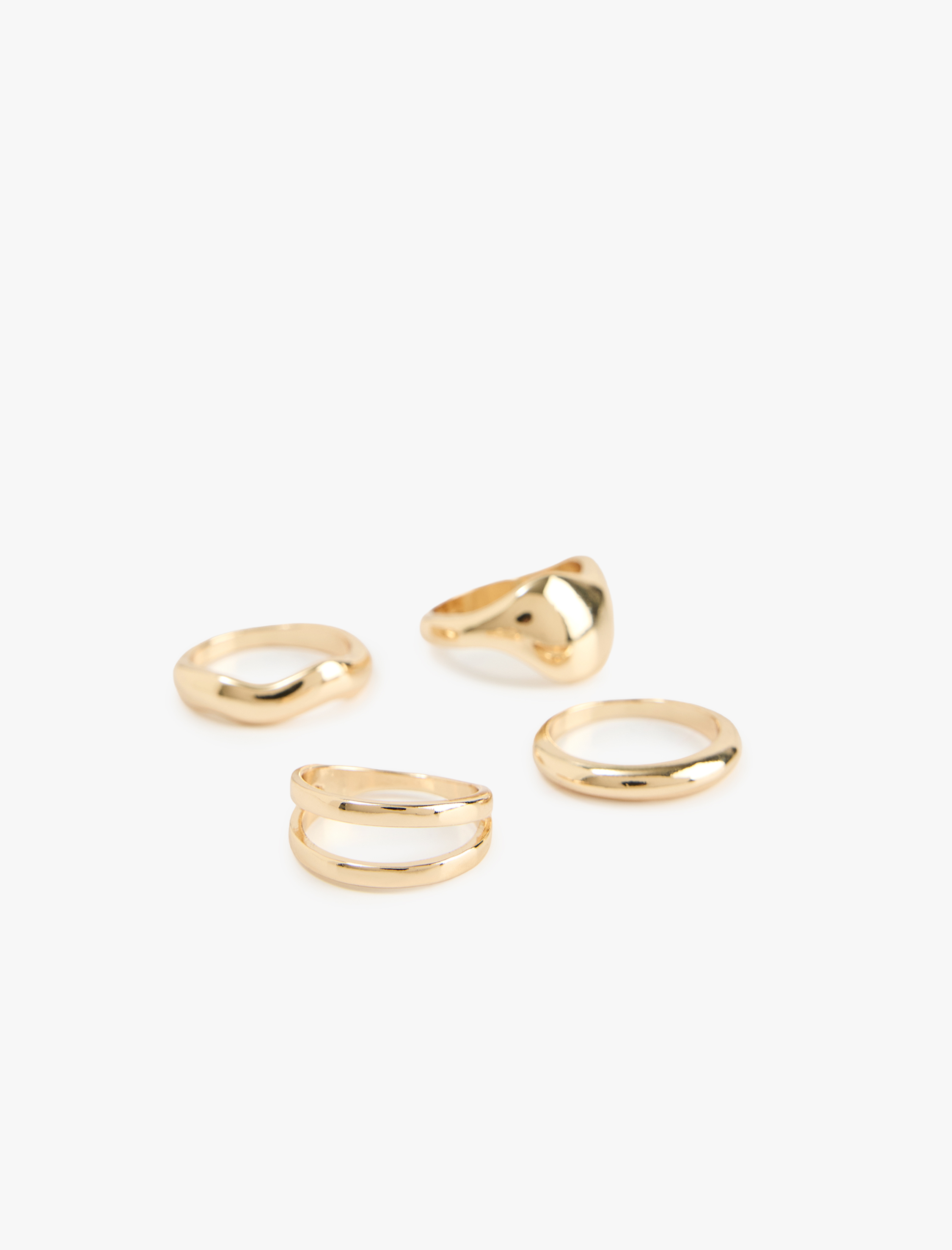  Kadın 4'lü Yüzük Seti