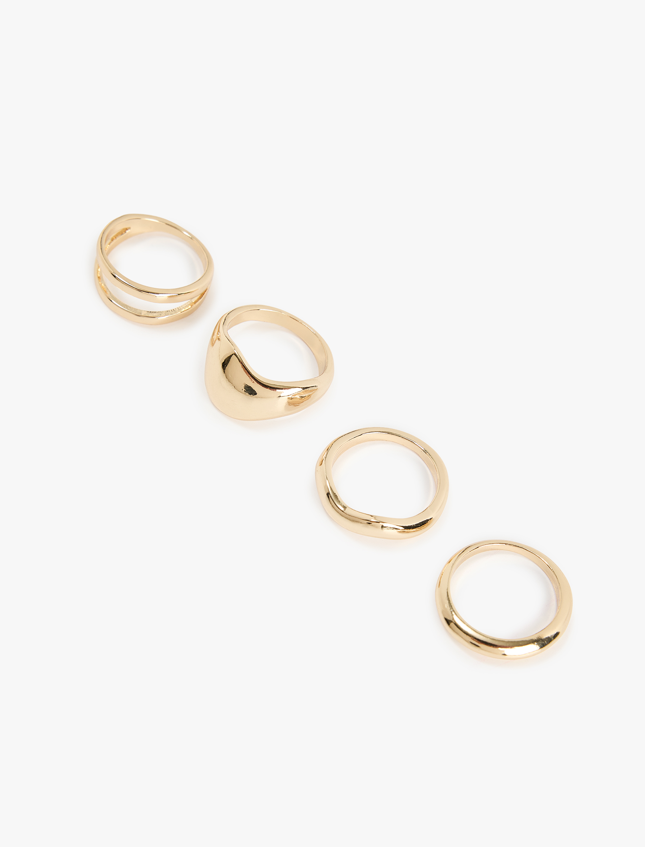  Kadın 4'lü Yüzük Seti