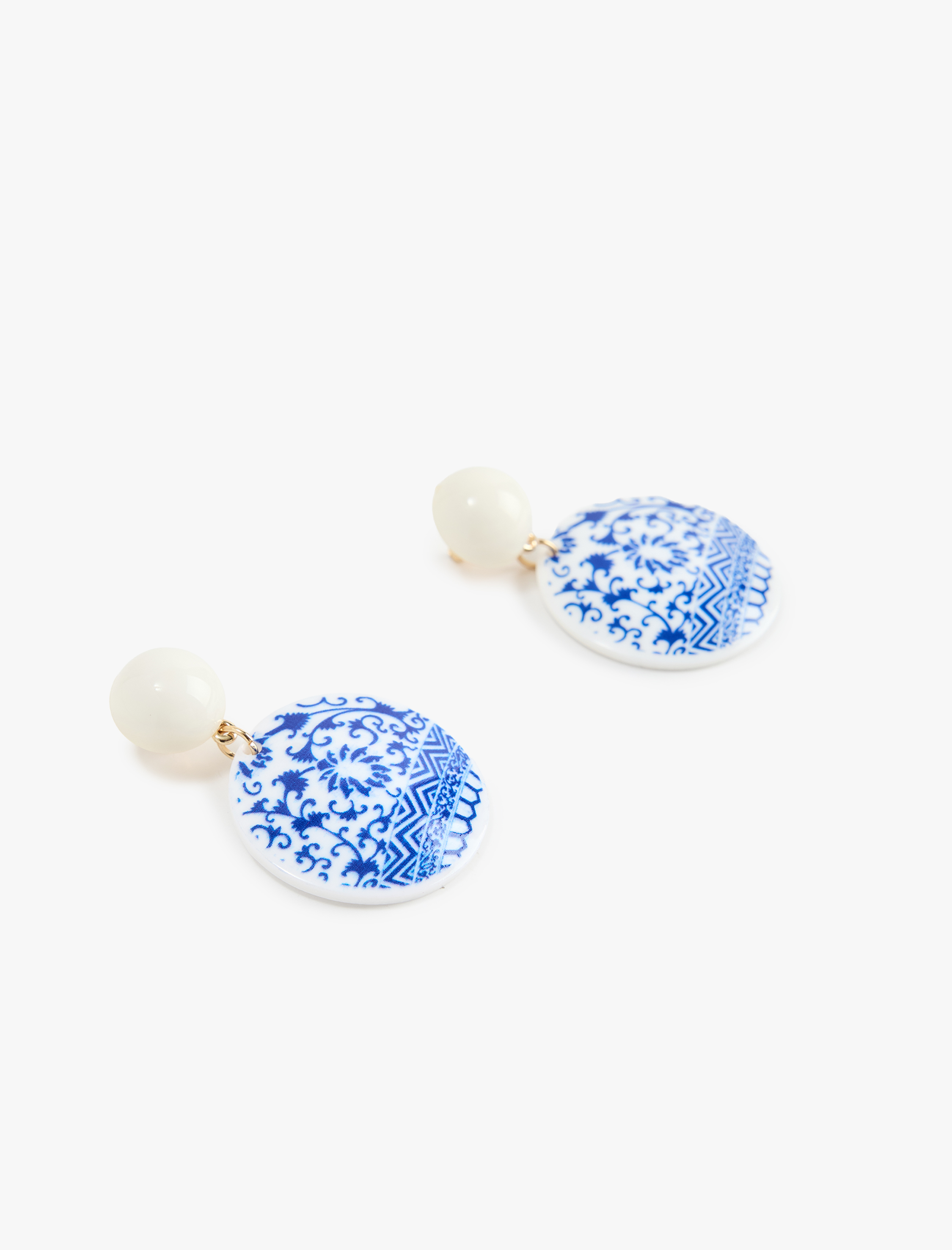  Kadın Sallantılı Desenli Geometrik Küpe